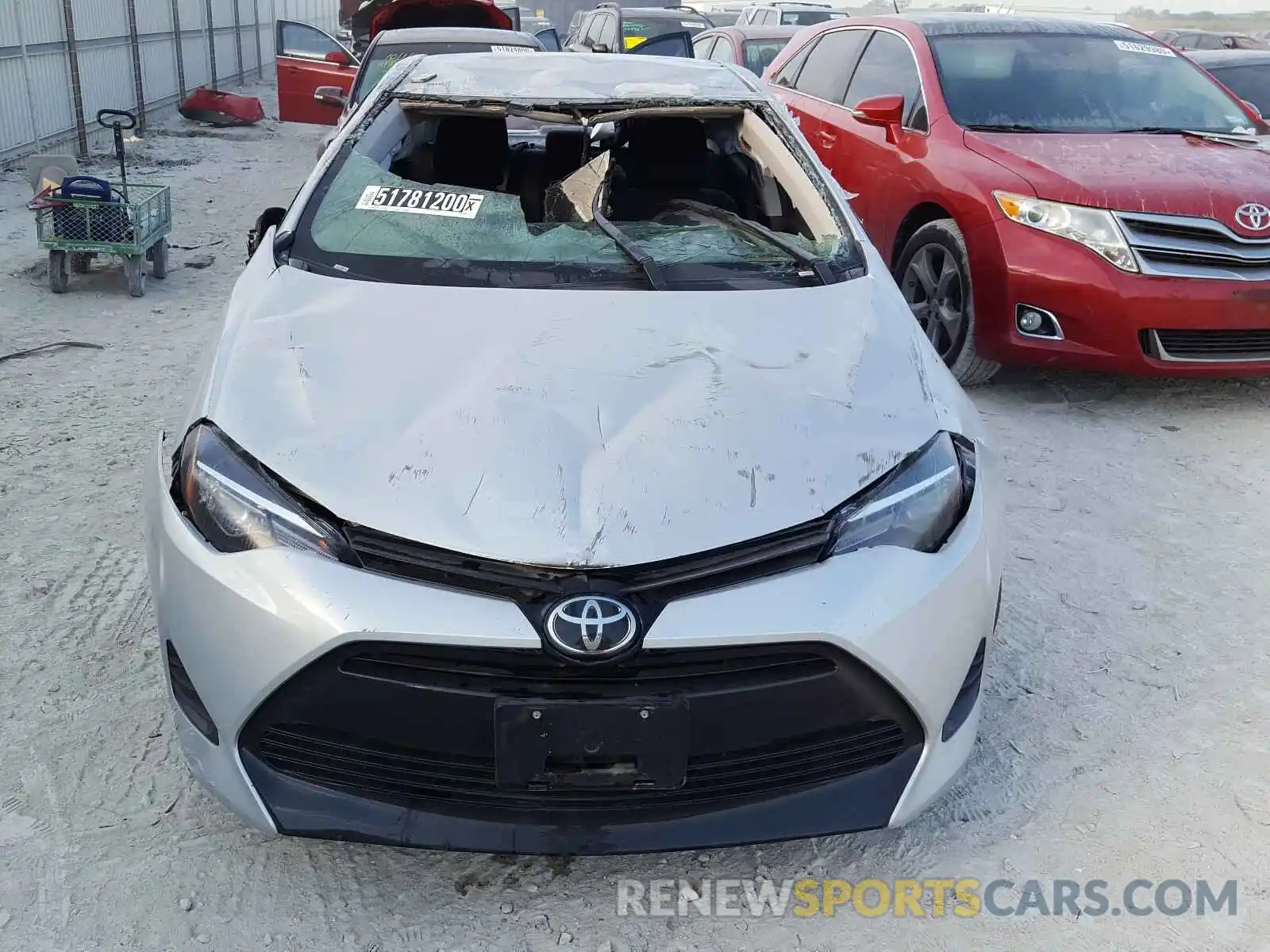 9 Photograph of a damaged car 5YFBURHE6KP899490 TOYOTA COROLLA 2019
