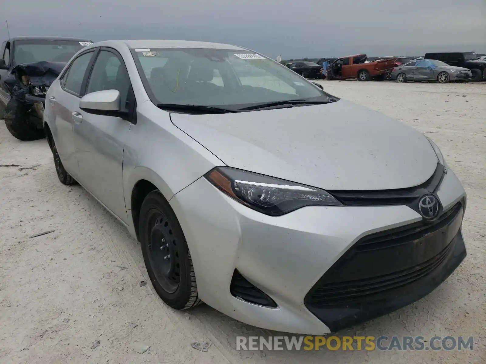 1 Photograph of a damaged car 5YFBURHE6KP899540 TOYOTA COROLLA 2019