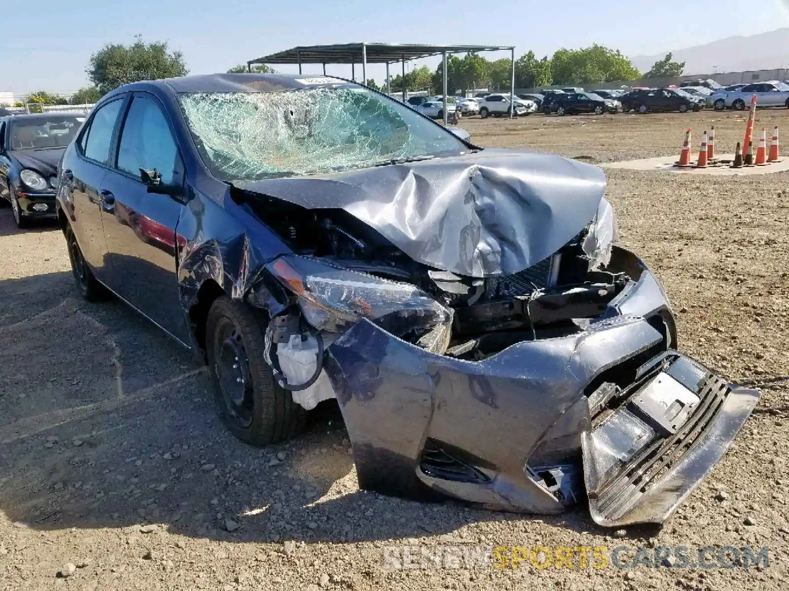 1 Photograph of a damaged car 5YFBURHE6KP899893 TOYOTA COROLLA 2019