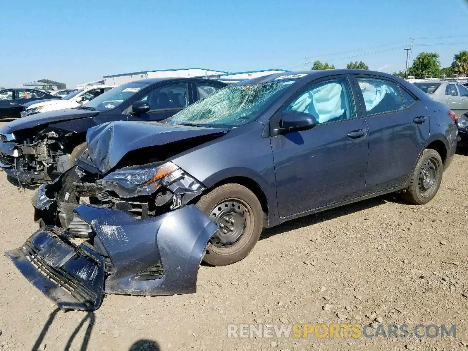 2 Photograph of a damaged car 5YFBURHE6KP899893 TOYOTA COROLLA 2019