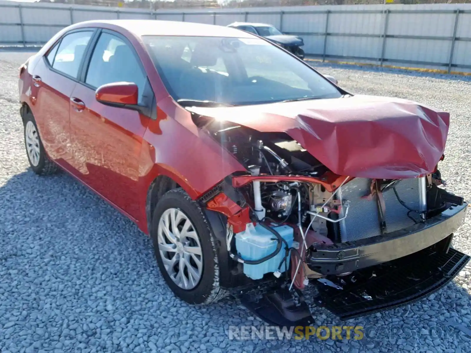 1 Photograph of a damaged car 5YFBURHE6KP899974 TOYOTA COROLLA 2019