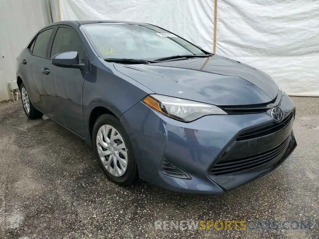 1 Photograph of a damaged car 5YFBURHE6KP900203 TOYOTA COROLLA 2019