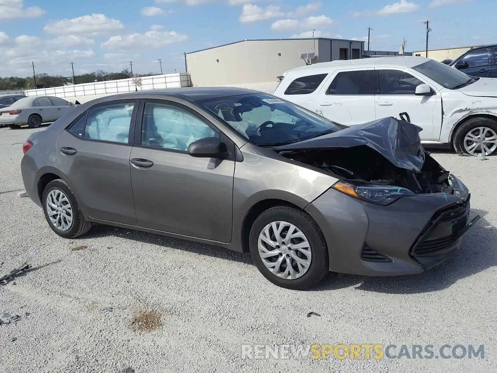 1 Photograph of a damaged car 5YFBURHE6KP900234 TOYOTA COROLLA 2019