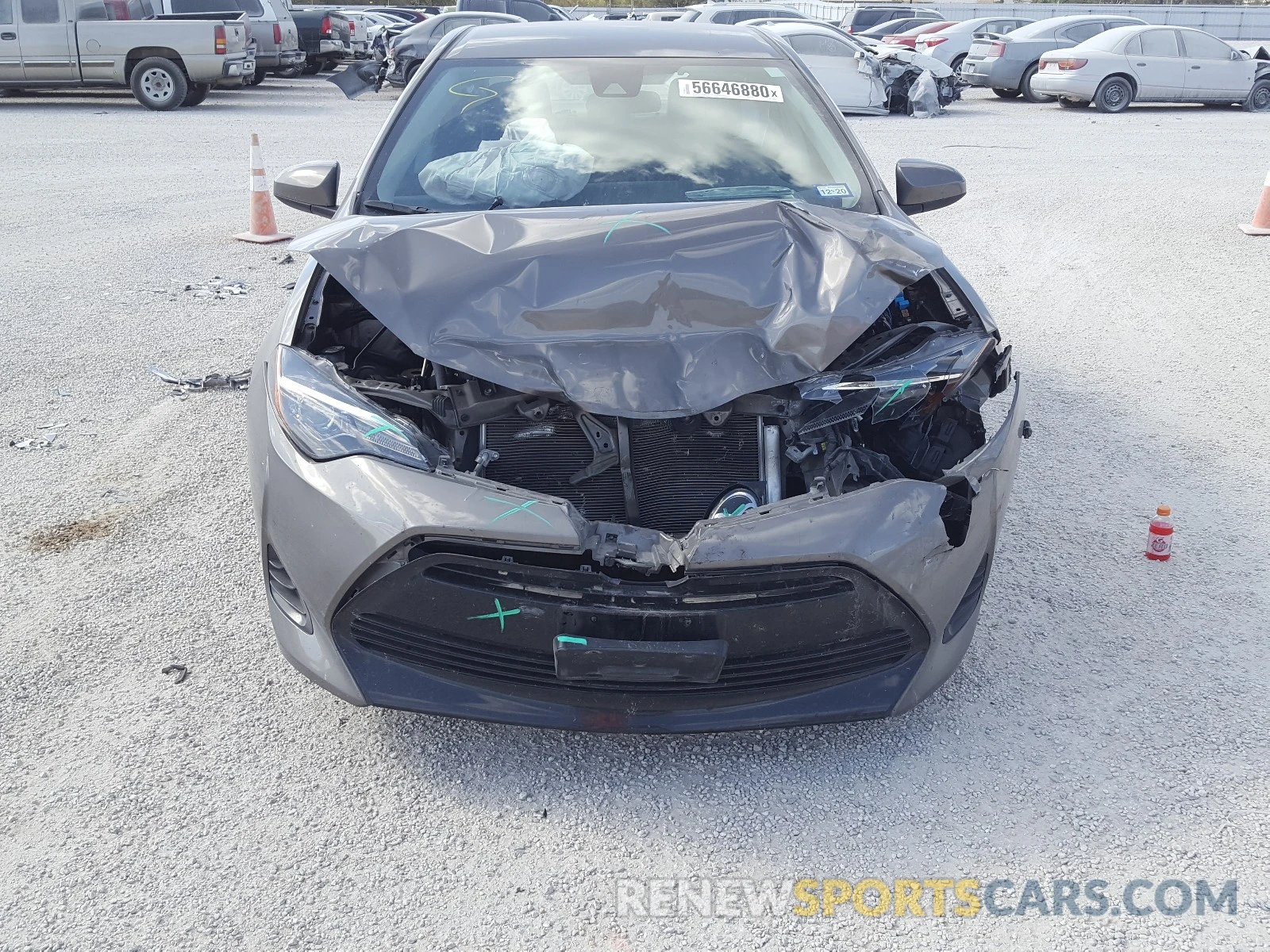 9 Photograph of a damaged car 5YFBURHE6KP900234 TOYOTA COROLLA 2019