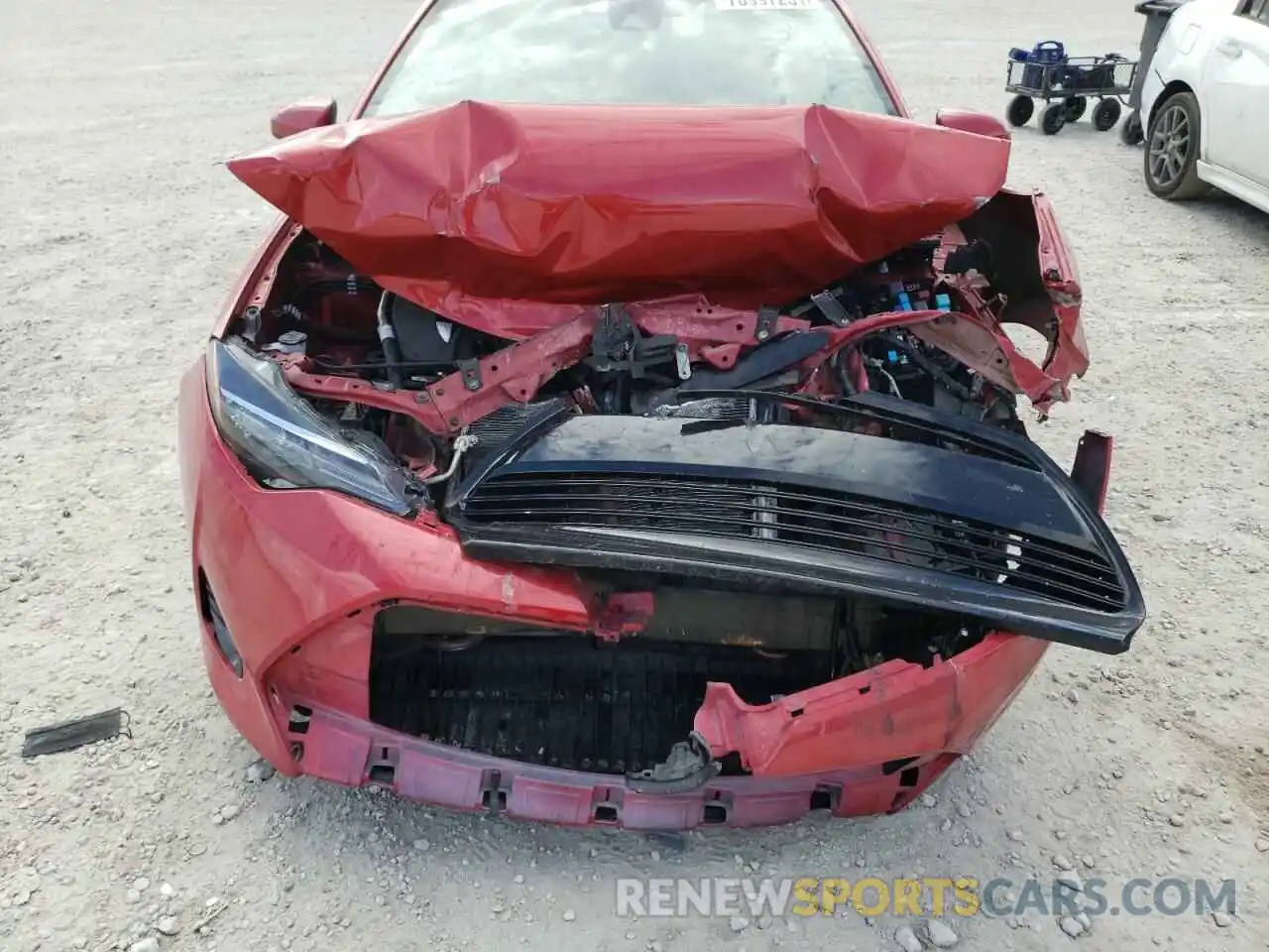 9 Photograph of a damaged car 5YFBURHE6KP900427 TOYOTA COROLLA 2019