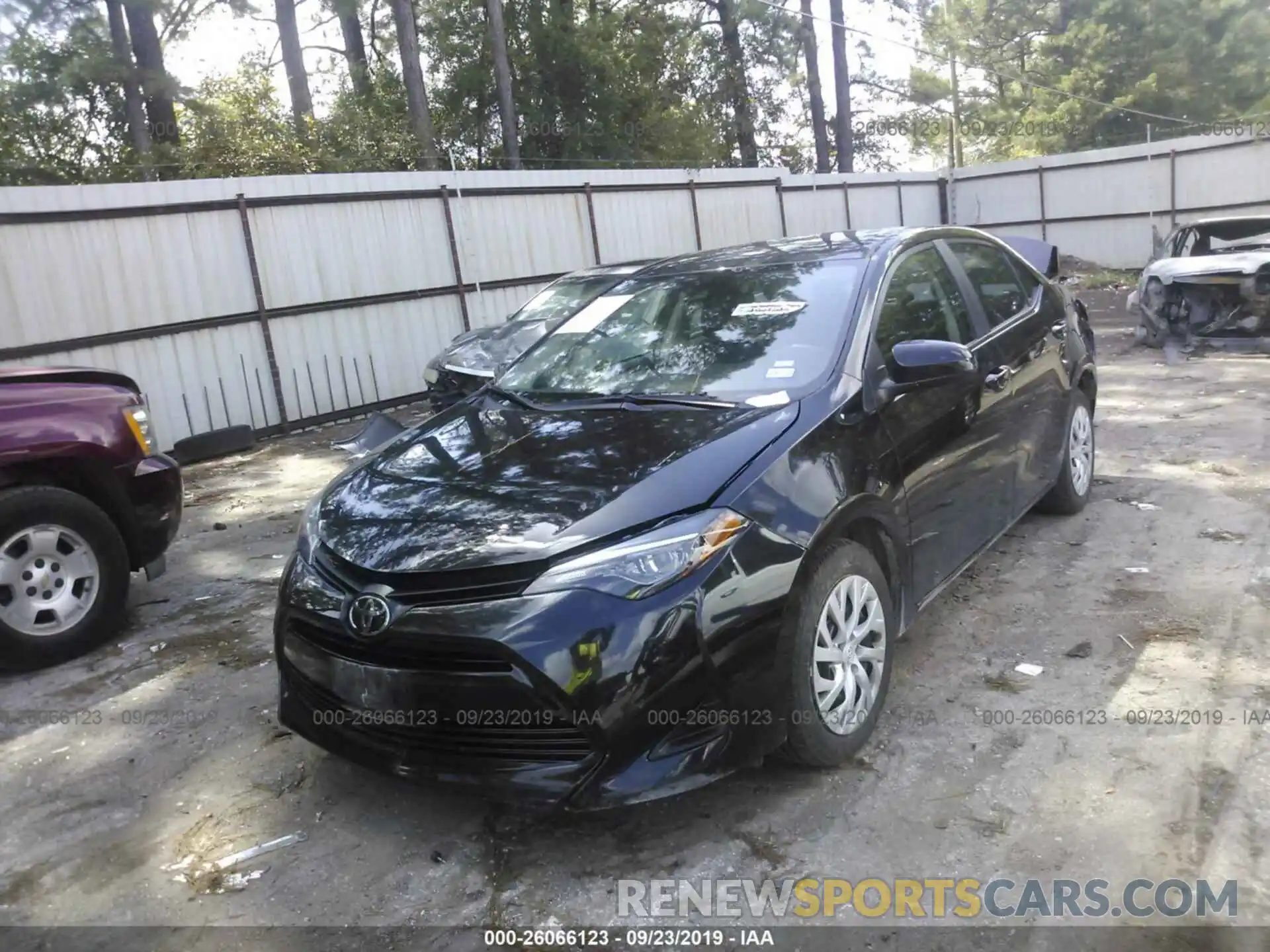 2 Photograph of a damaged car 5YFBURHE6KP900511 TOYOTA COROLLA 2019