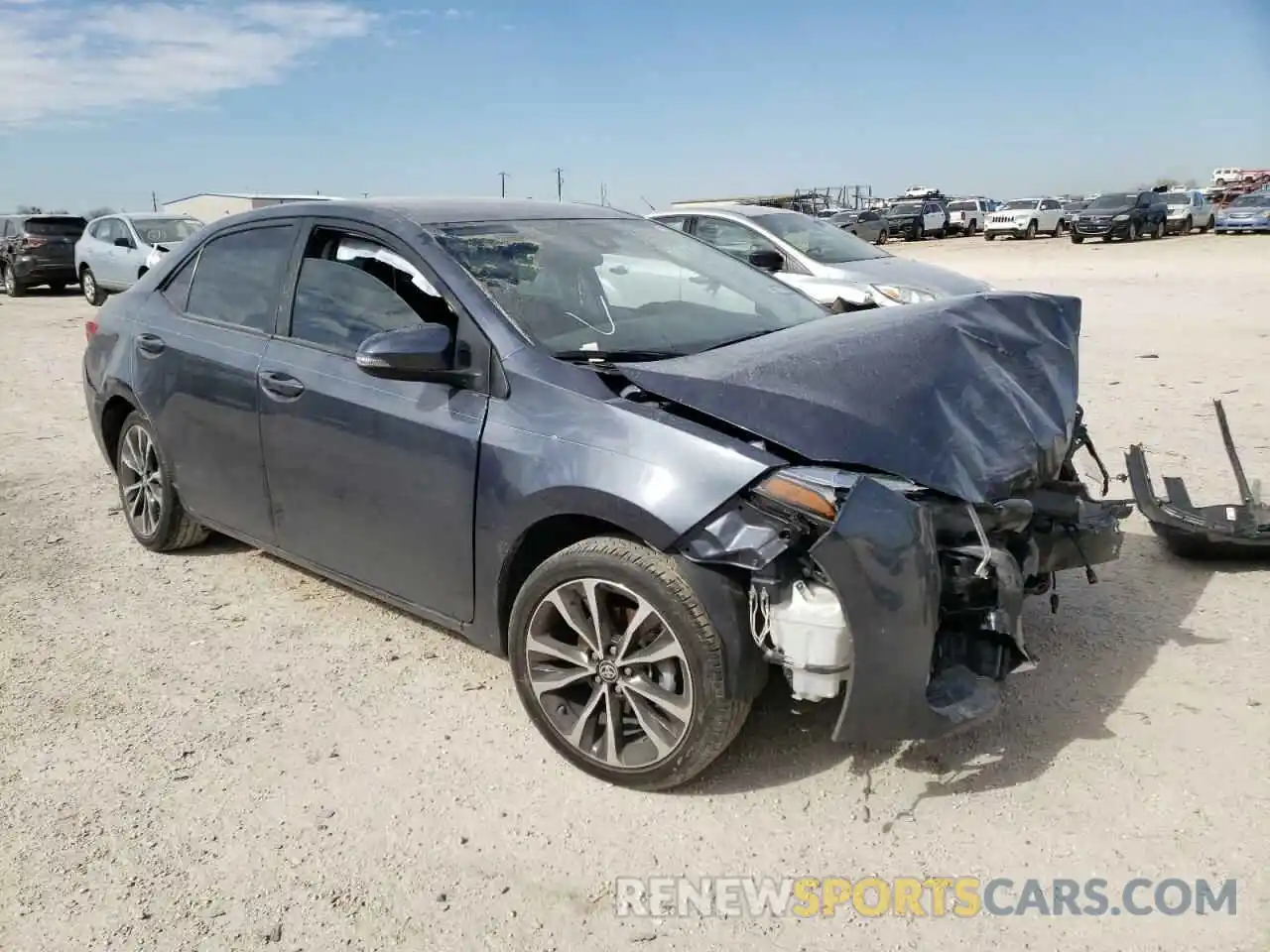 1 Photograph of a damaged car 5YFBURHE6KP900878 TOYOTA COROLLA 2019