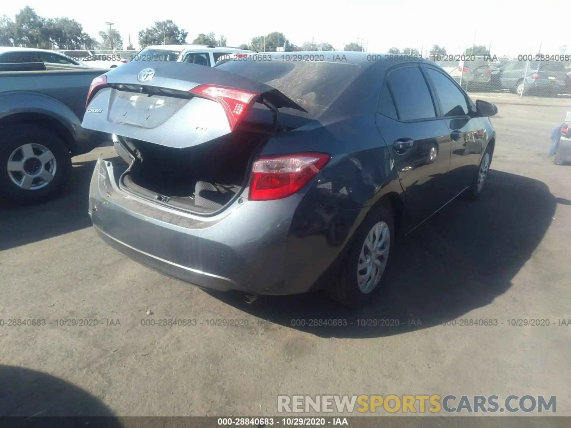 4 Photograph of a damaged car 5YFBURHE6KP901710 TOYOTA COROLLA 2019