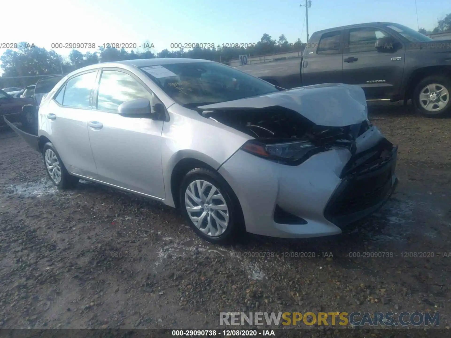 1 Photograph of a damaged car 5YFBURHE6KP902033 TOYOTA COROLLA 2019