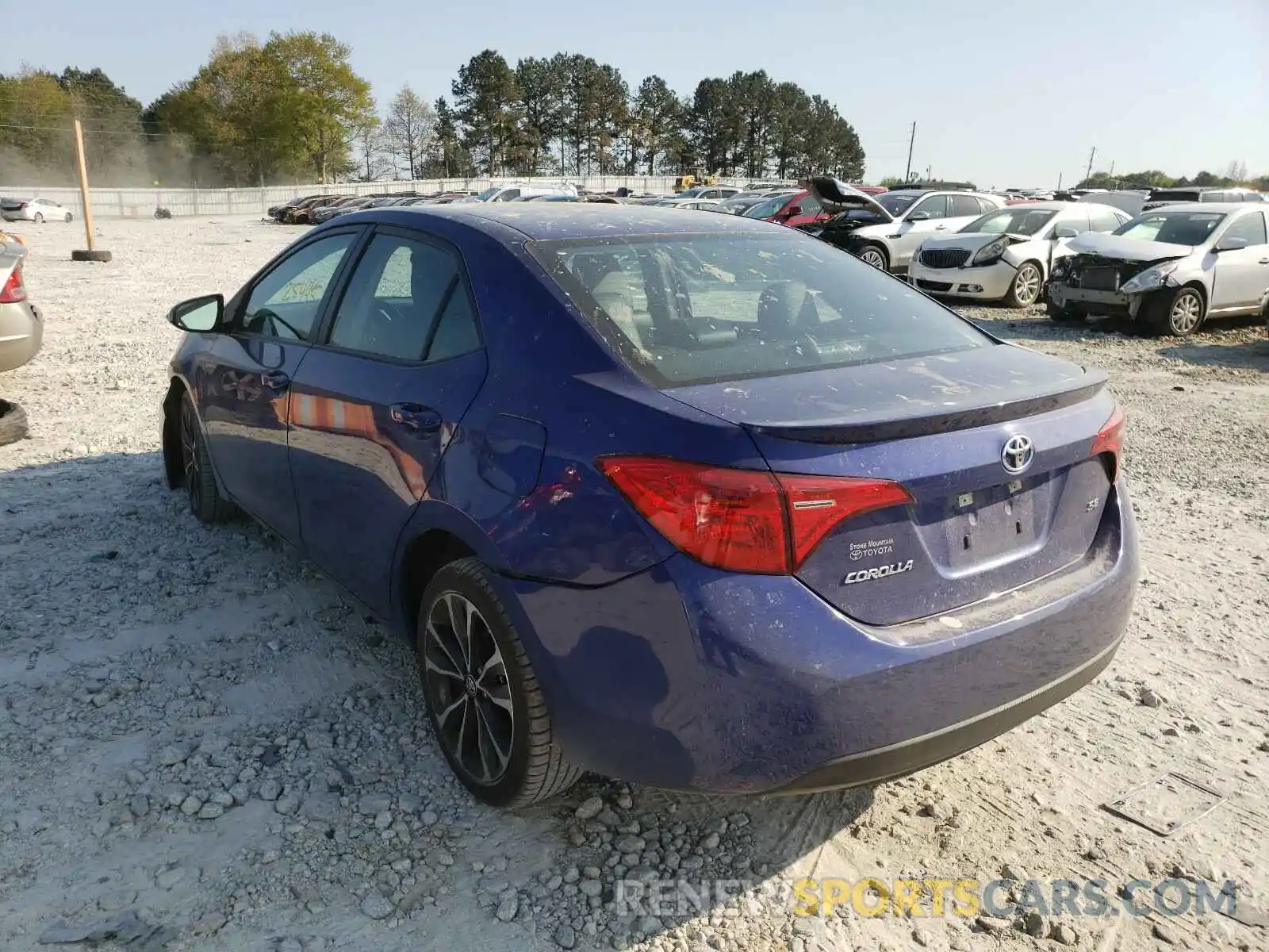 3 Photograph of a damaged car 5YFBURHE6KP902145 TOYOTA COROLLA 2019