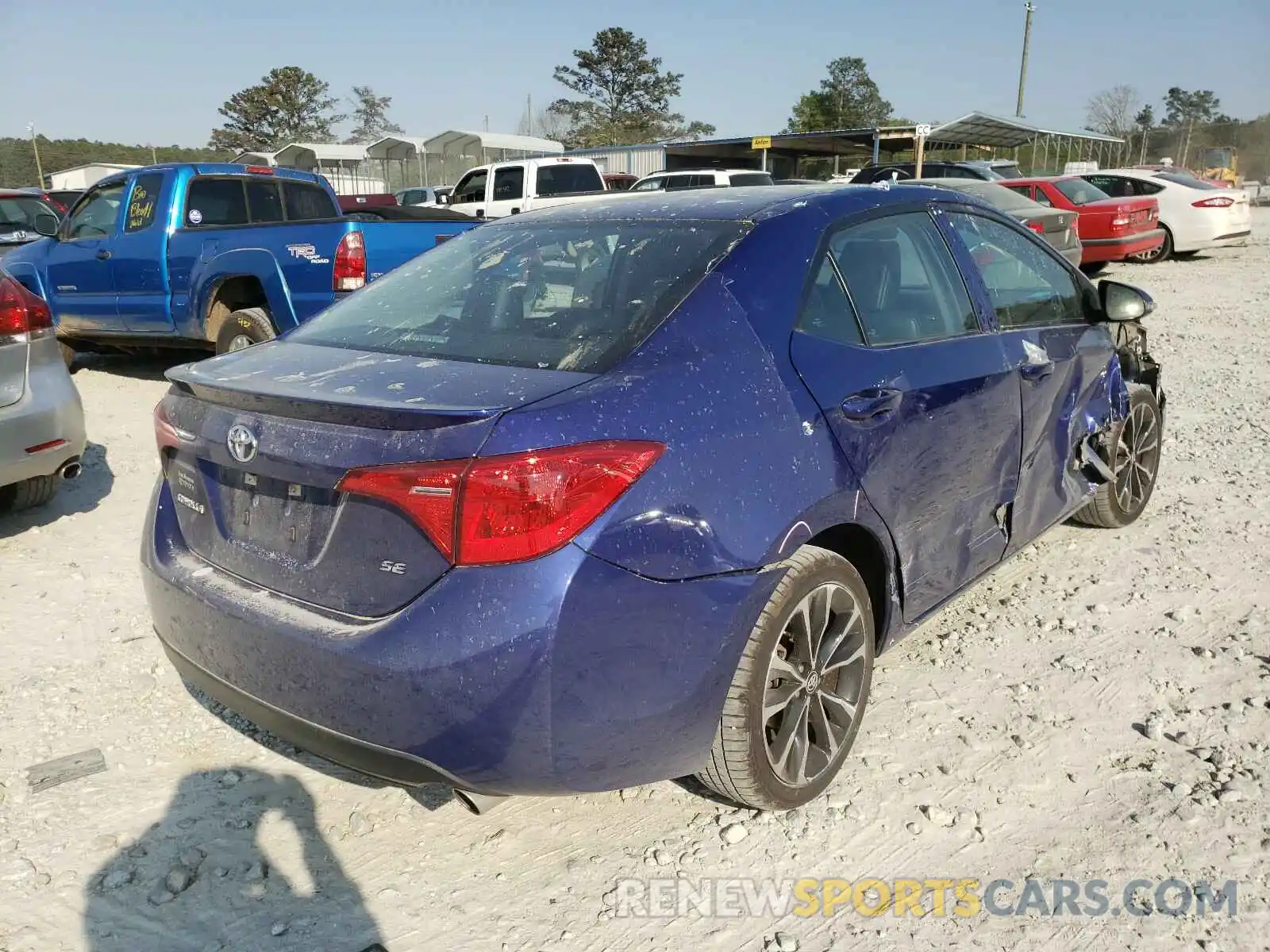 4 Photograph of a damaged car 5YFBURHE6KP902145 TOYOTA COROLLA 2019