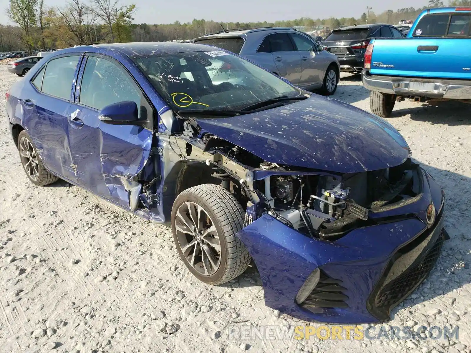 9 Photograph of a damaged car 5YFBURHE6KP902145 TOYOTA COROLLA 2019