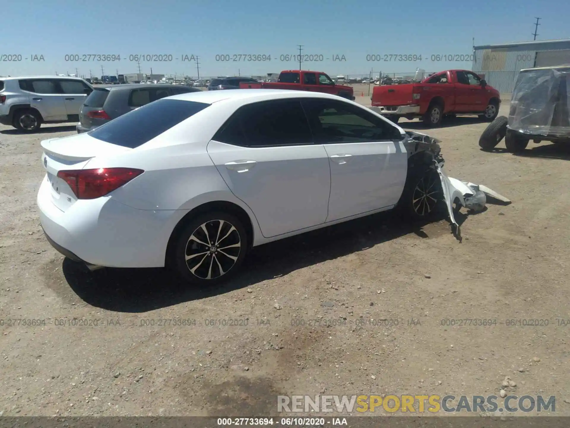 4 Photograph of a damaged car 5YFBURHE6KP902324 TOYOTA COROLLA 2019