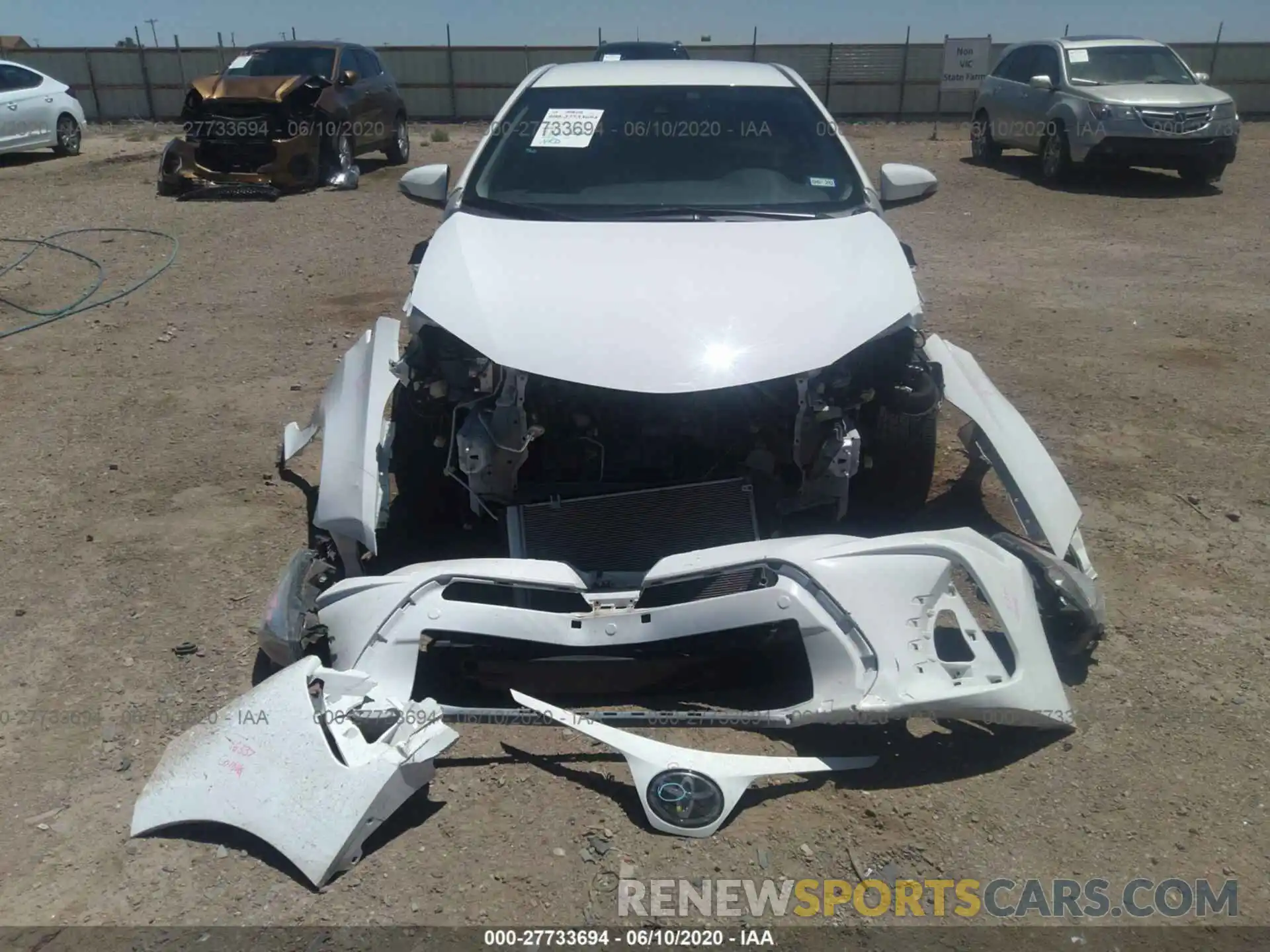 6 Photograph of a damaged car 5YFBURHE6KP902324 TOYOTA COROLLA 2019