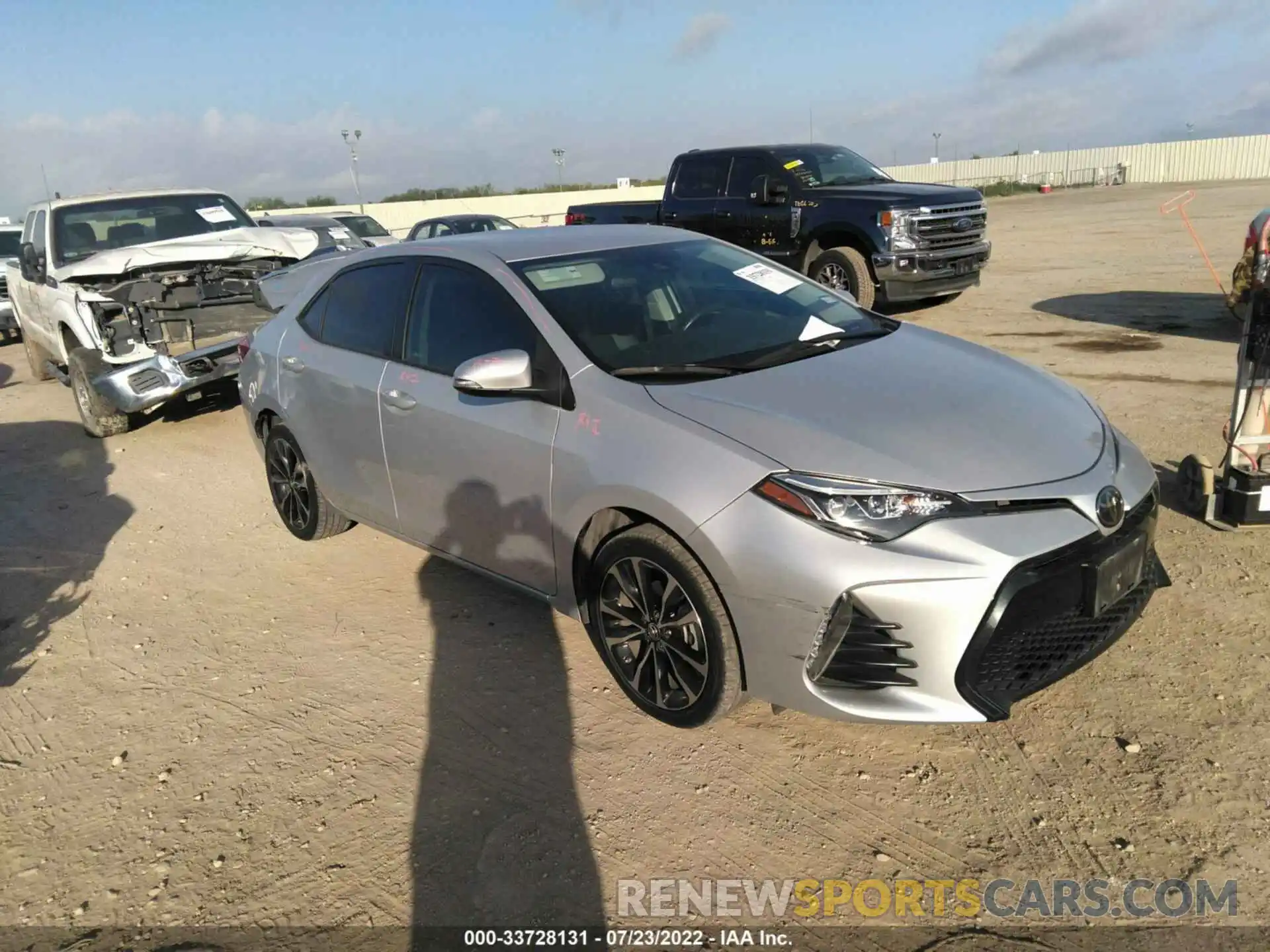 1 Photograph of a damaged car 5YFBURHE6KP902789 TOYOTA COROLLA 2019