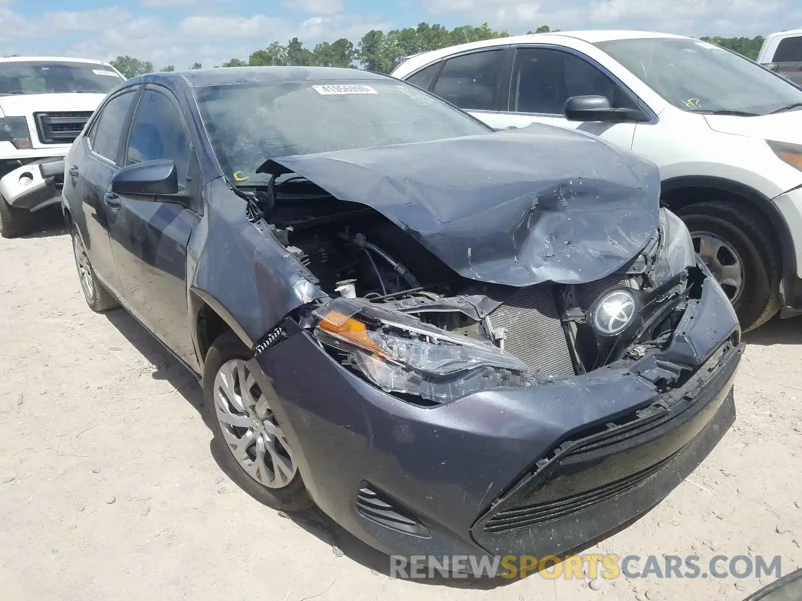 1 Photograph of a damaged car 5YFBURHE6KP902937 TOYOTA COROLLA 2019