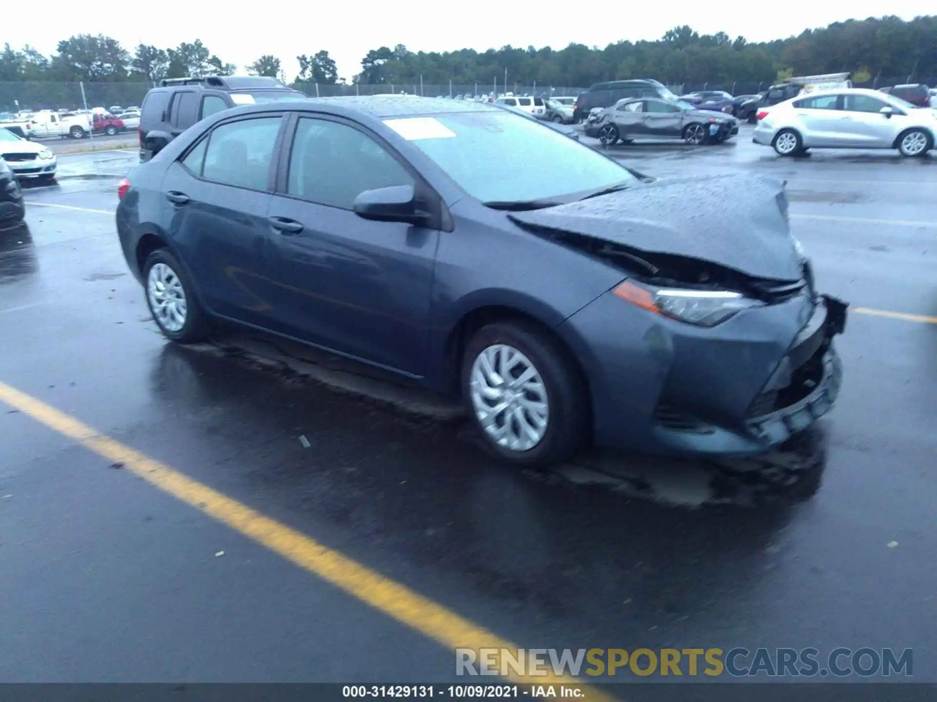 1 Photograph of a damaged car 5YFBURHE6KP903294 TOYOTA COROLLA 2019