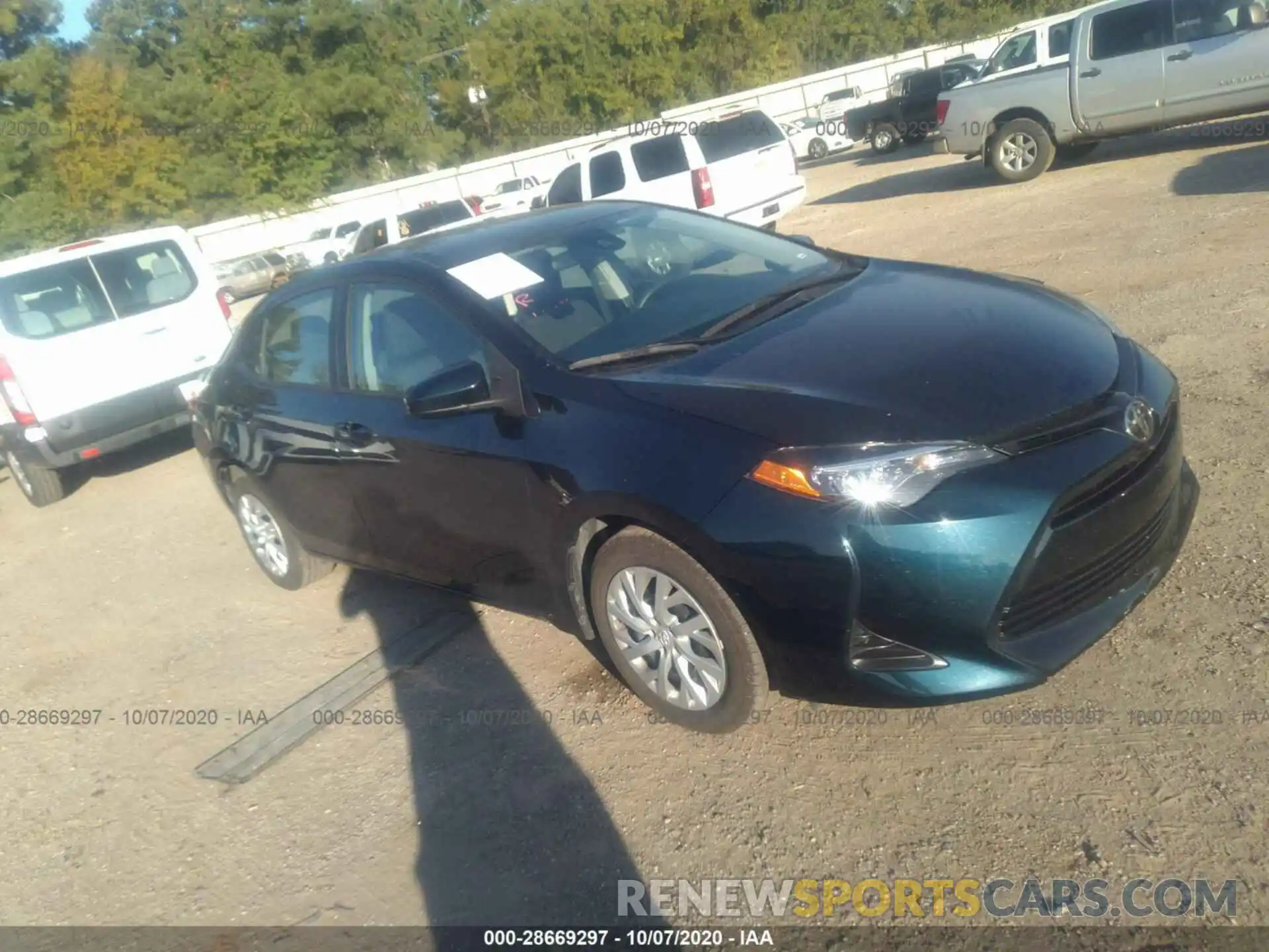 1 Photograph of a damaged car 5YFBURHE6KP903649 TOYOTA COROLLA 2019