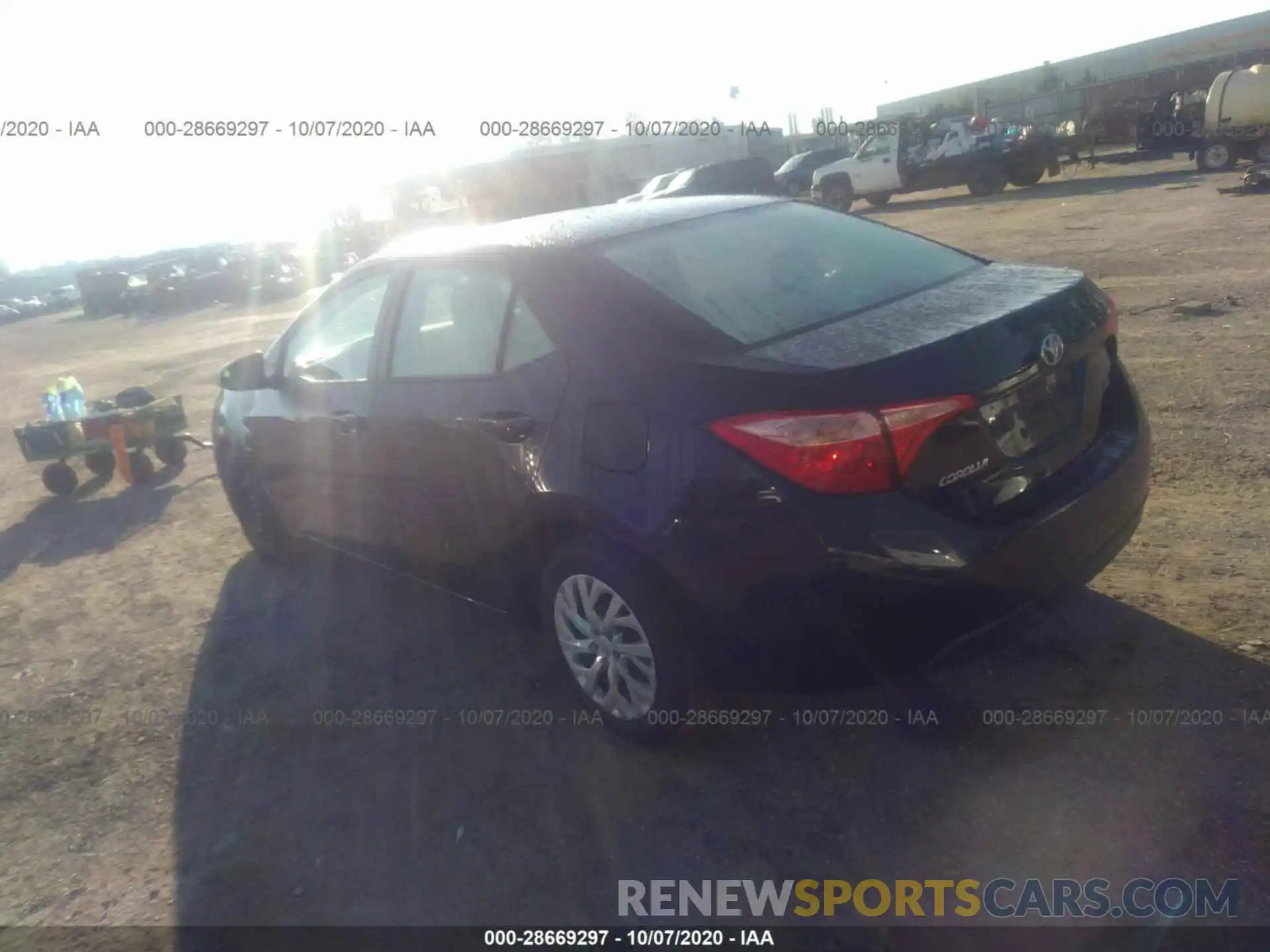 3 Photograph of a damaged car 5YFBURHE6KP903649 TOYOTA COROLLA 2019