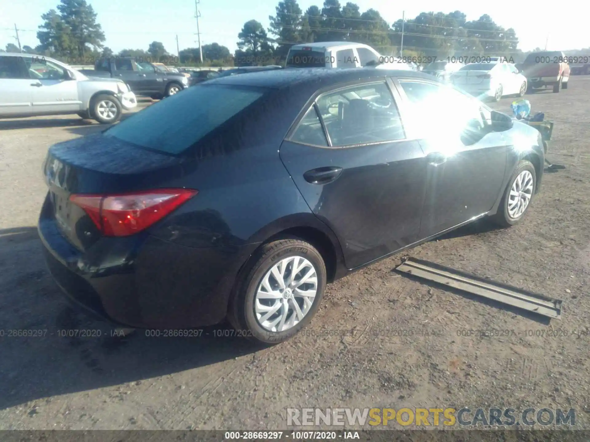 4 Photograph of a damaged car 5YFBURHE6KP903649 TOYOTA COROLLA 2019