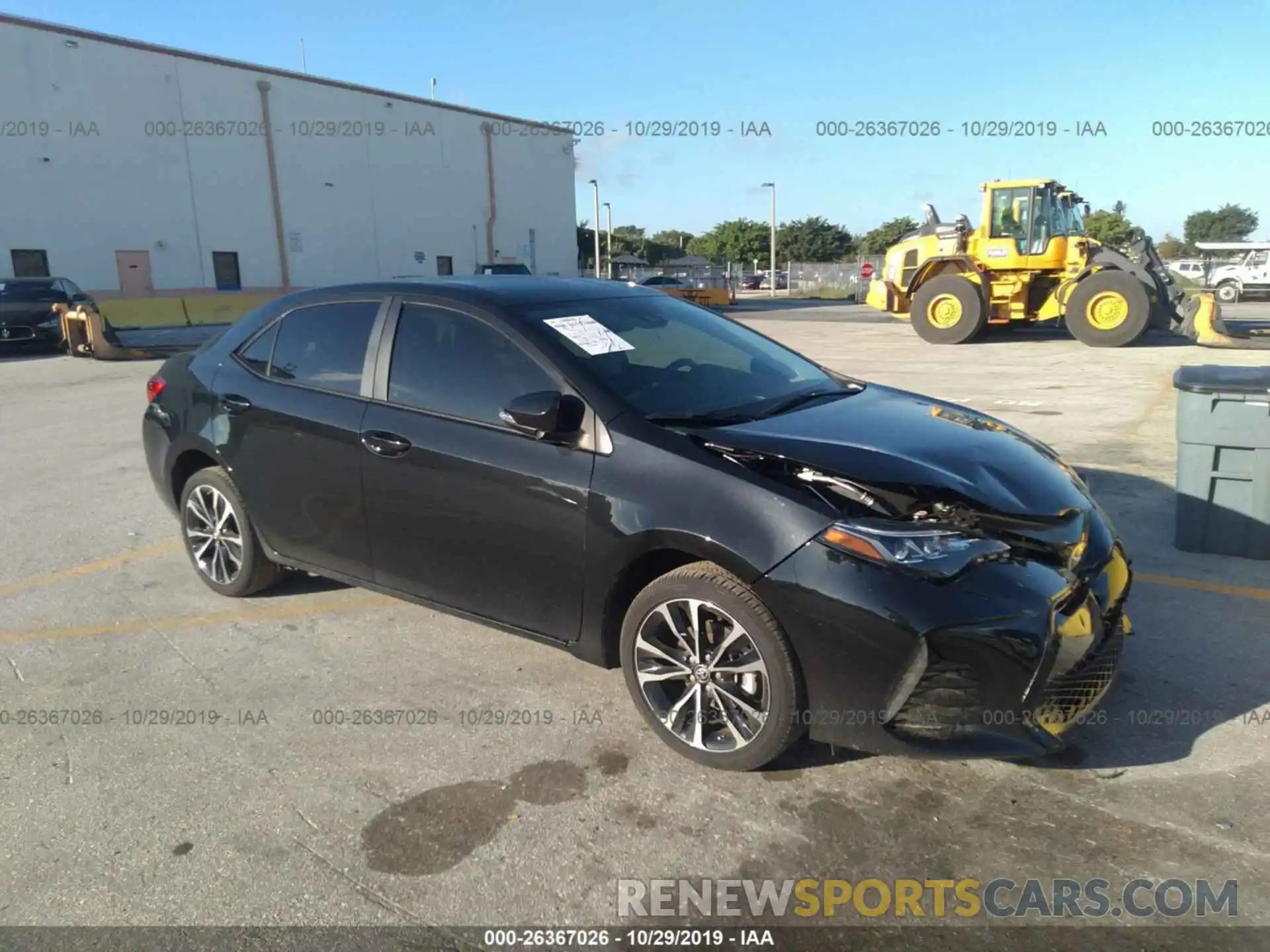 1 Photograph of a damaged car 5YFBURHE6KP903697 TOYOTA COROLLA 2019