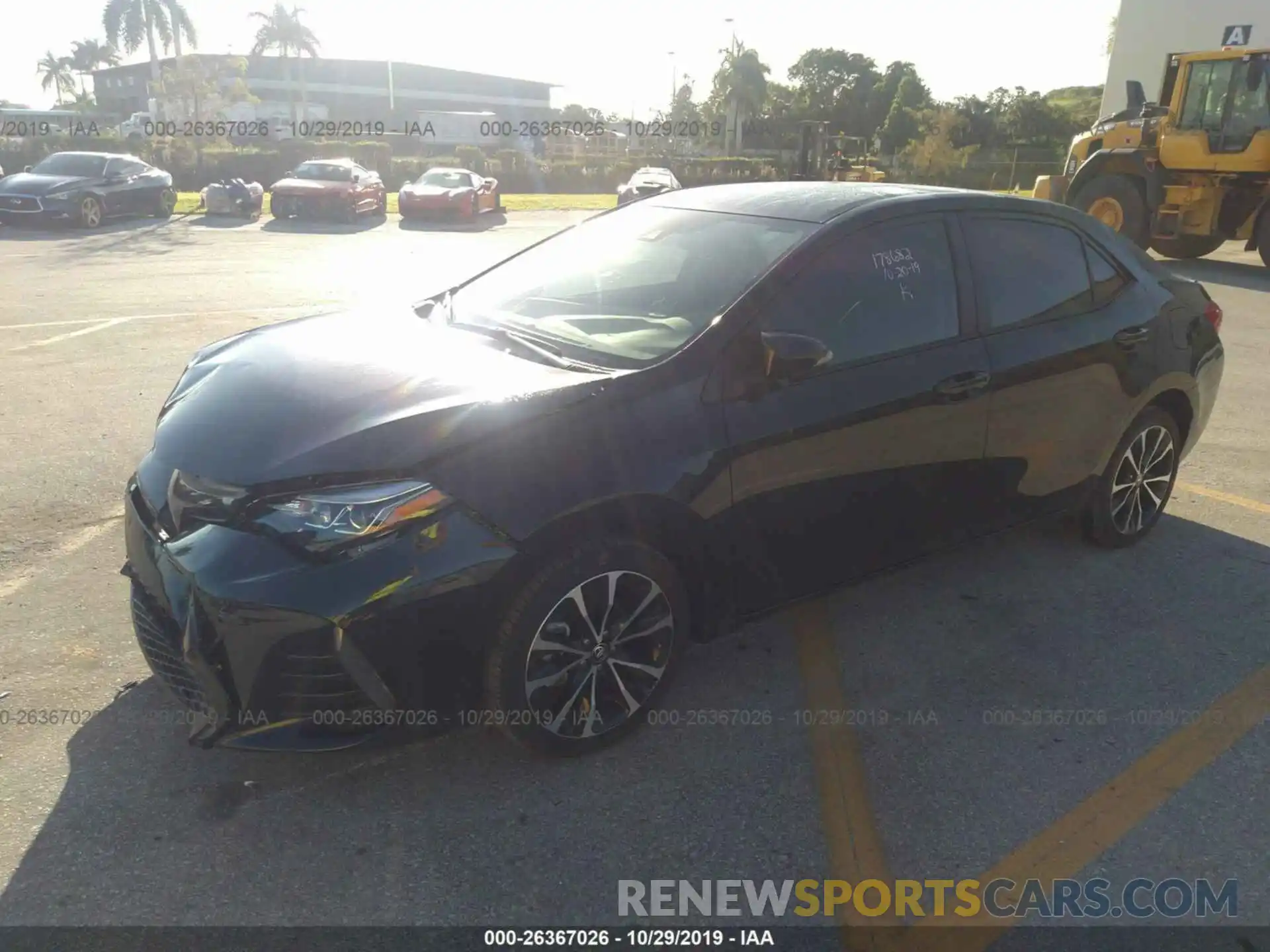 2 Photograph of a damaged car 5YFBURHE6KP903697 TOYOTA COROLLA 2019