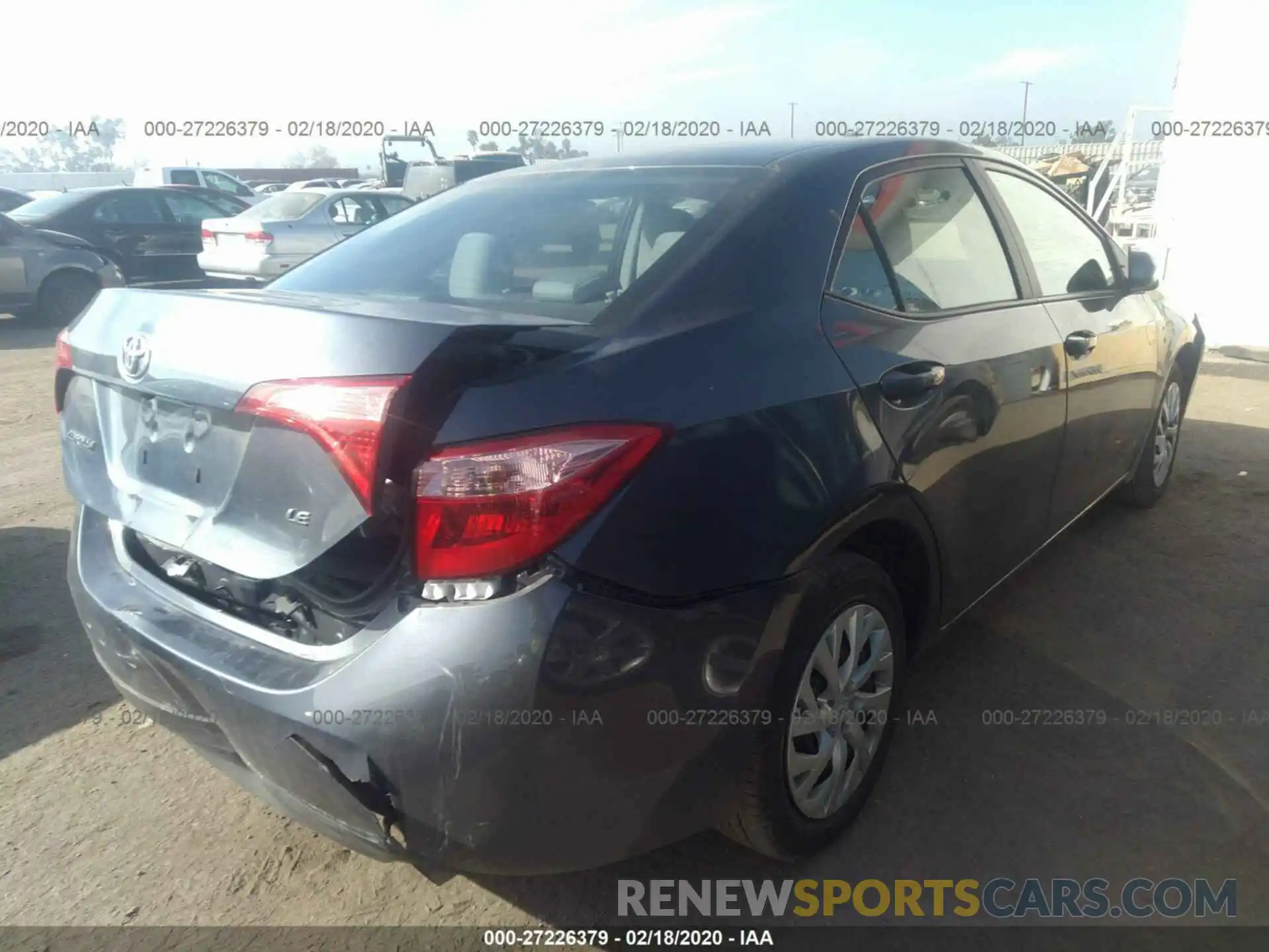 4 Photograph of a damaged car 5YFBURHE6KP903764 TOYOTA COROLLA 2019