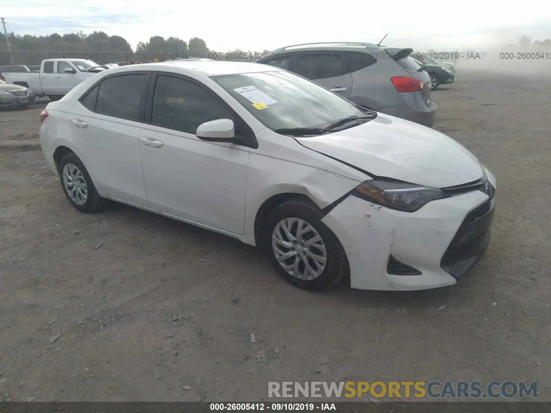 1 Photograph of a damaged car 5YFBURHE6KP903831 TOYOTA COROLLA 2019