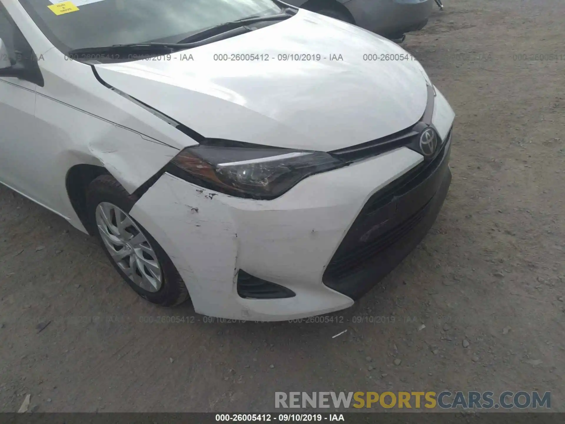 6 Photograph of a damaged car 5YFBURHE6KP903831 TOYOTA COROLLA 2019