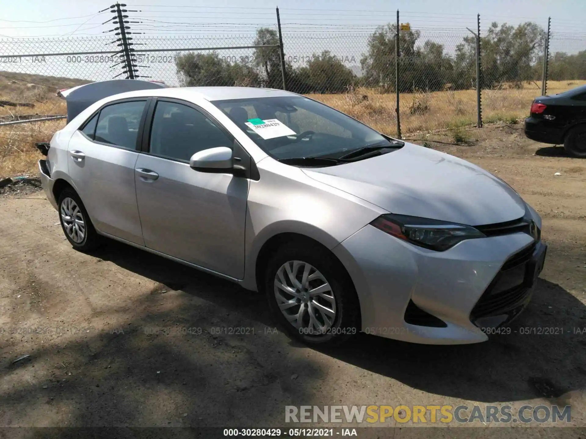 1 Photograph of a damaged car 5YFBURHE6KP904199 TOYOTA COROLLA 2019