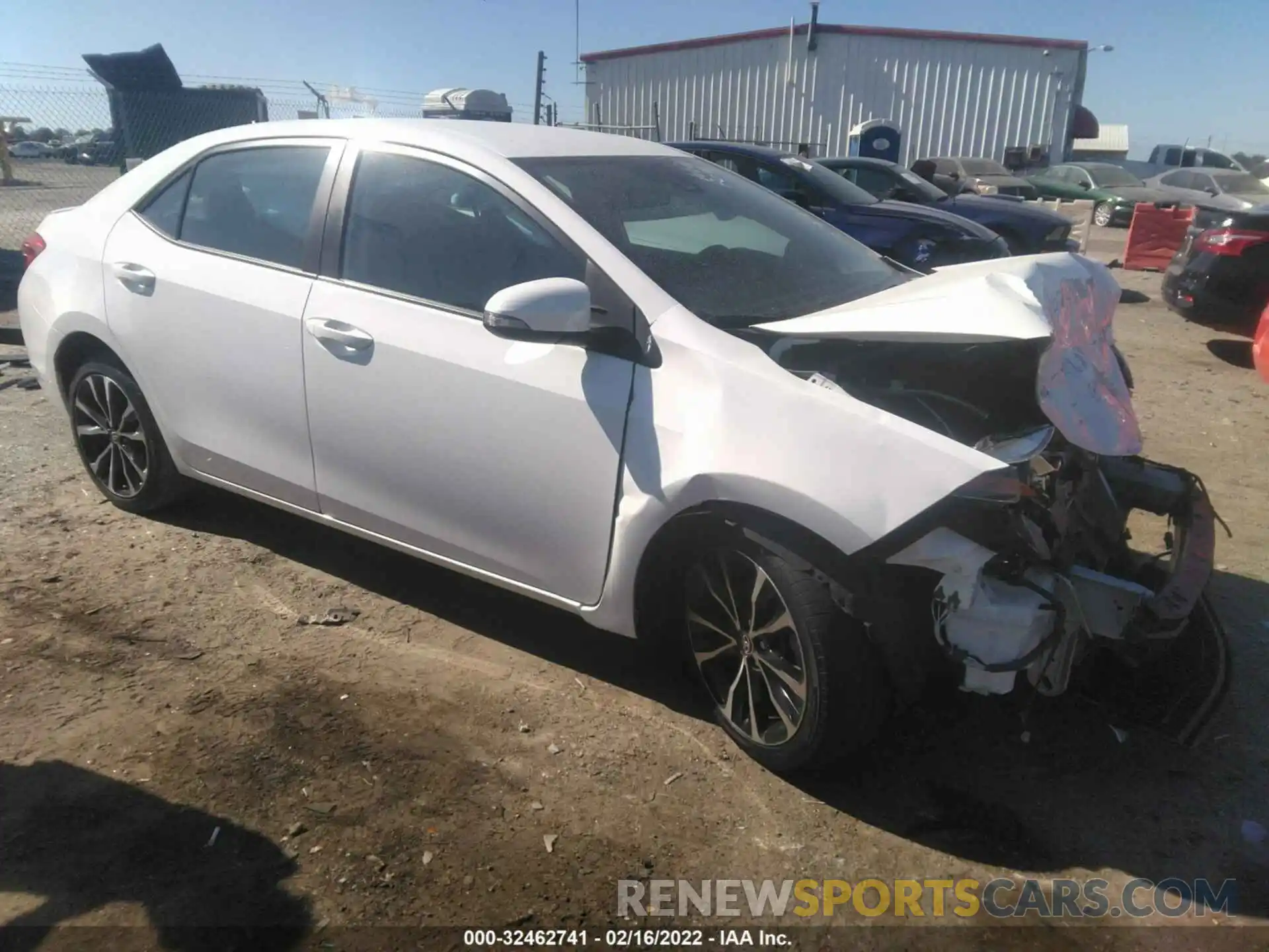 1 Photograph of a damaged car 5YFBURHE6KP904445 TOYOTA COROLLA 2019