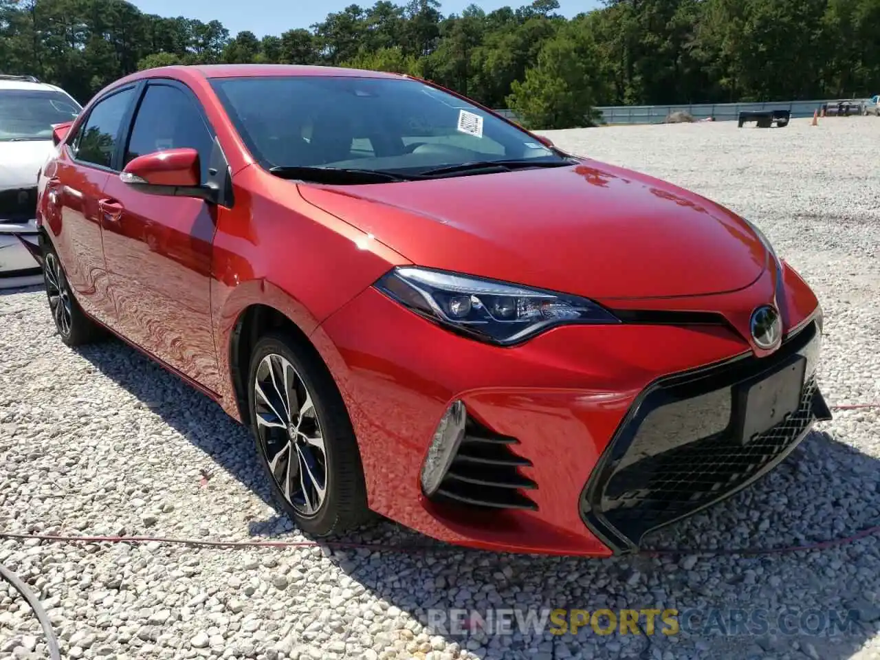 1 Photograph of a damaged car 5YFBURHE6KP904638 TOYOTA COROLLA 2019