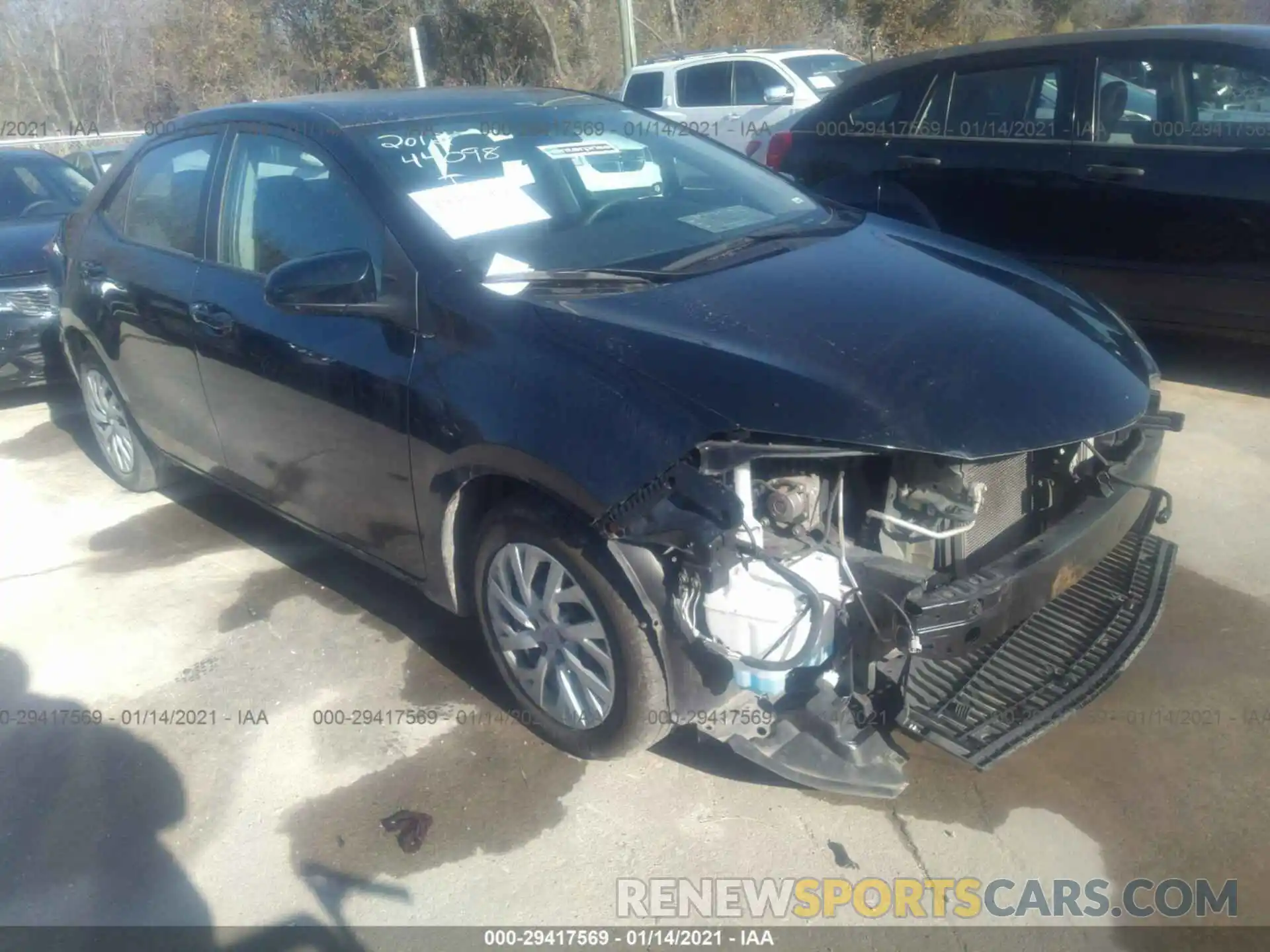 1 Photograph of a damaged car 5YFBURHE6KP904672 TOYOTA COROLLA 2019