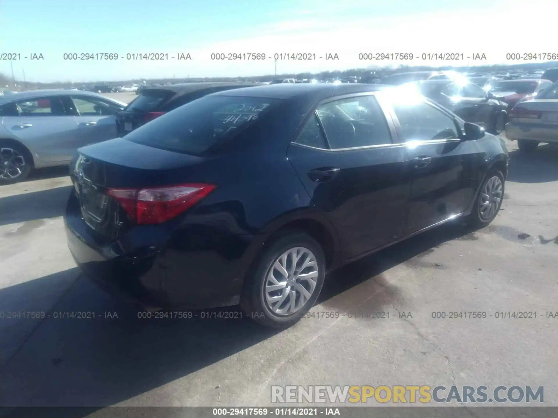 4 Photograph of a damaged car 5YFBURHE6KP904672 TOYOTA COROLLA 2019