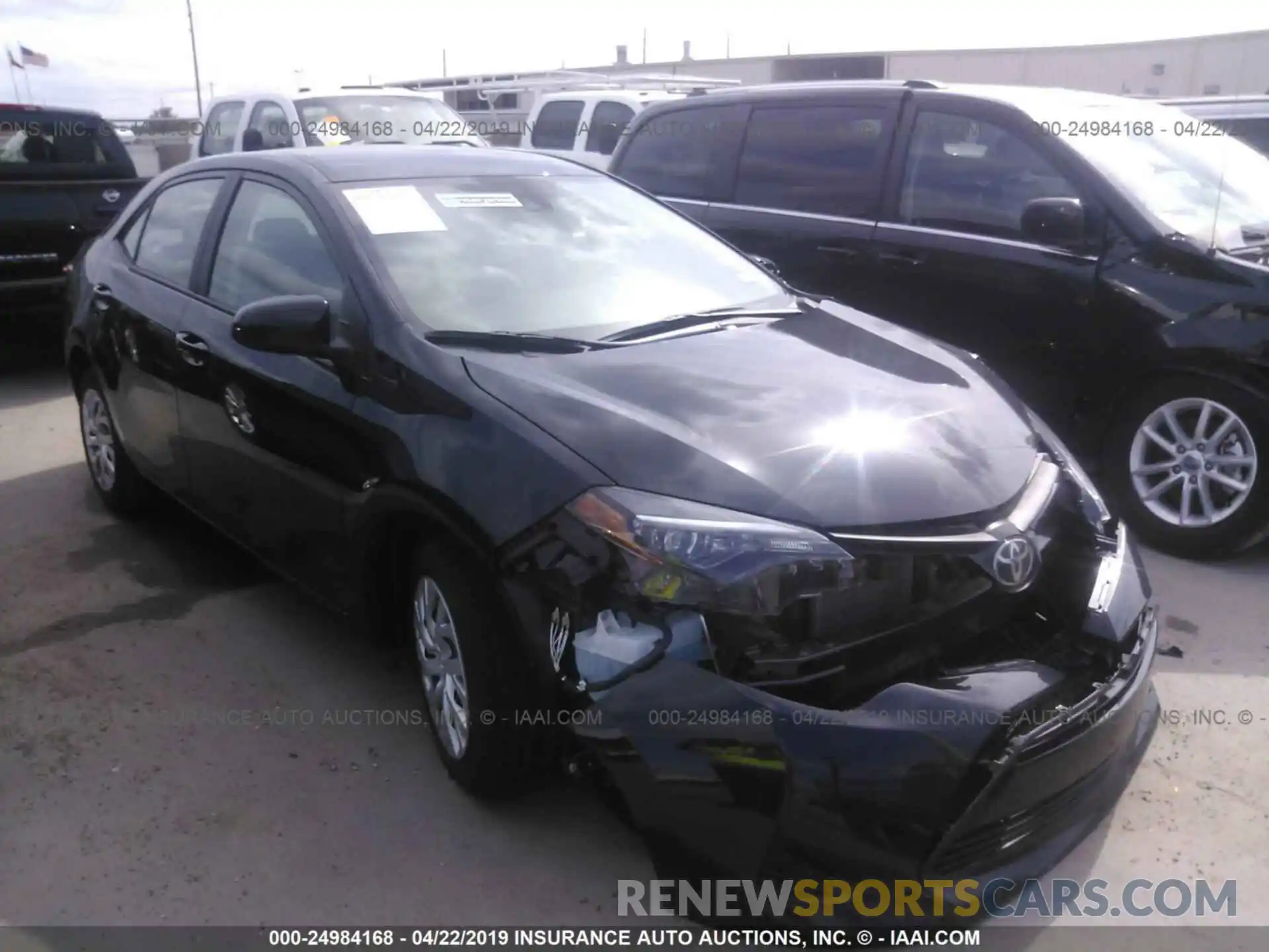 1 Photograph of a damaged car 5YFBURHE6KP904722 TOYOTA COROLLA 2019