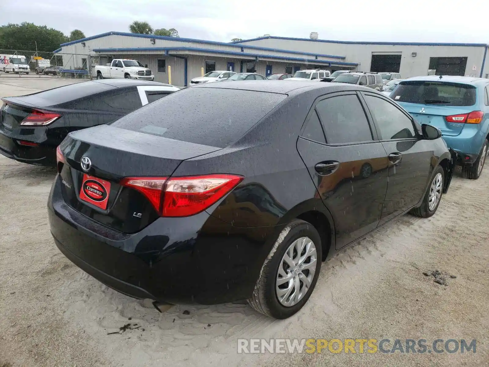 4 Photograph of a damaged car 5YFBURHE6KP905353 TOYOTA COROLLA 2019