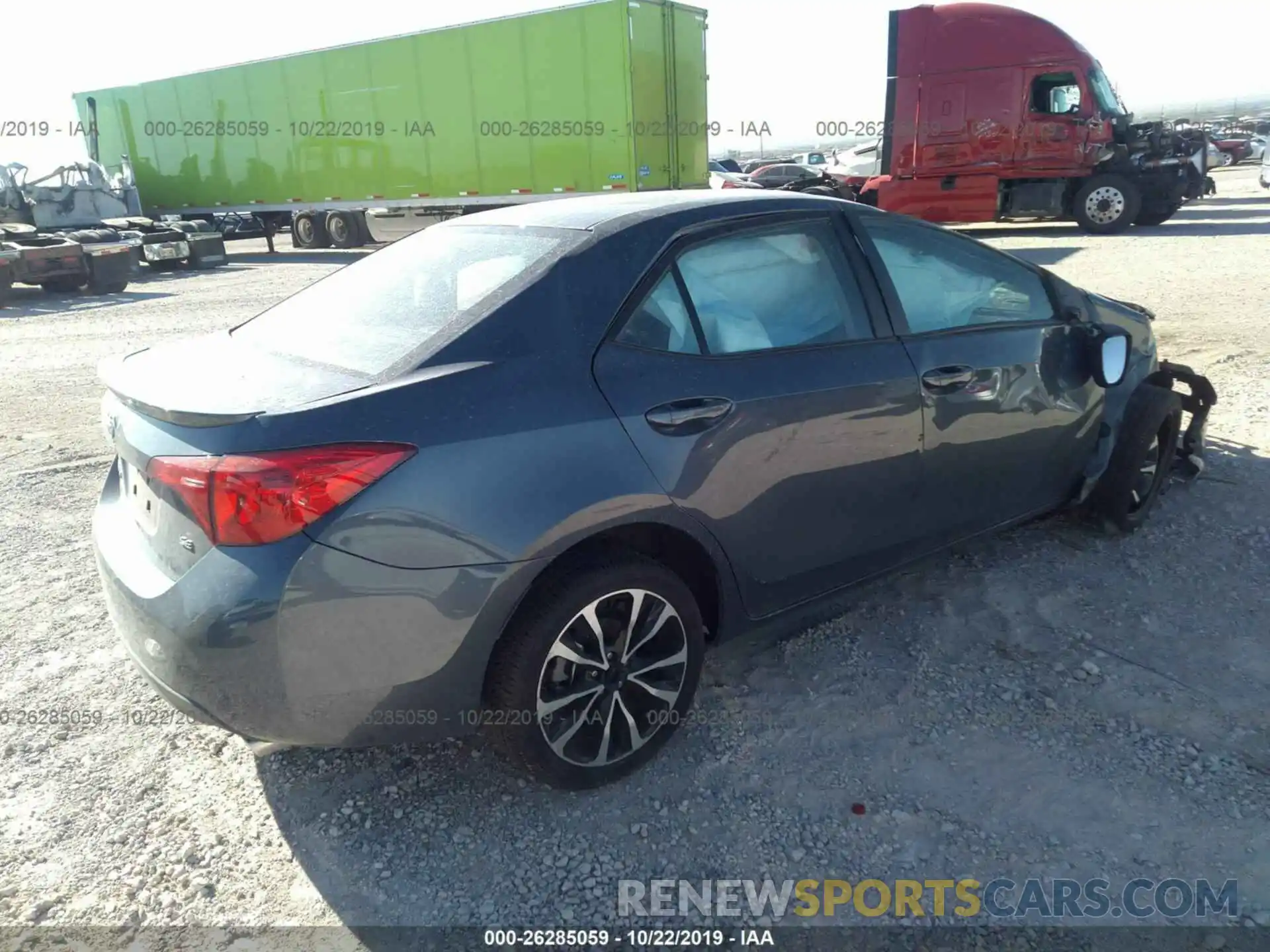 4 Photograph of a damaged car 5YFBURHE6KP905594 TOYOTA COROLLA 2019