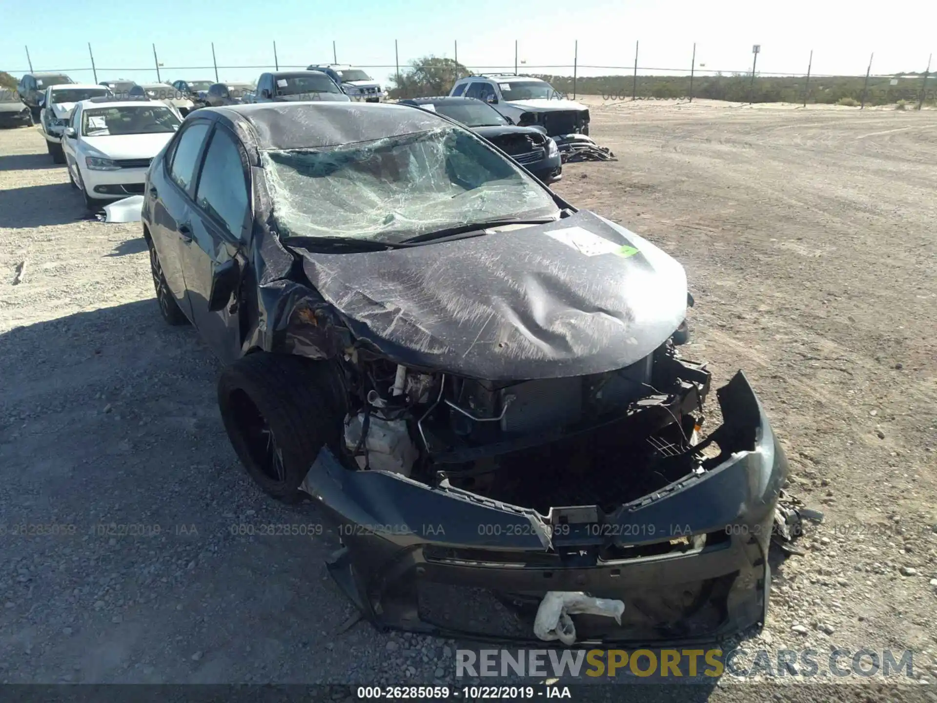 6 Photograph of a damaged car 5YFBURHE6KP905594 TOYOTA COROLLA 2019