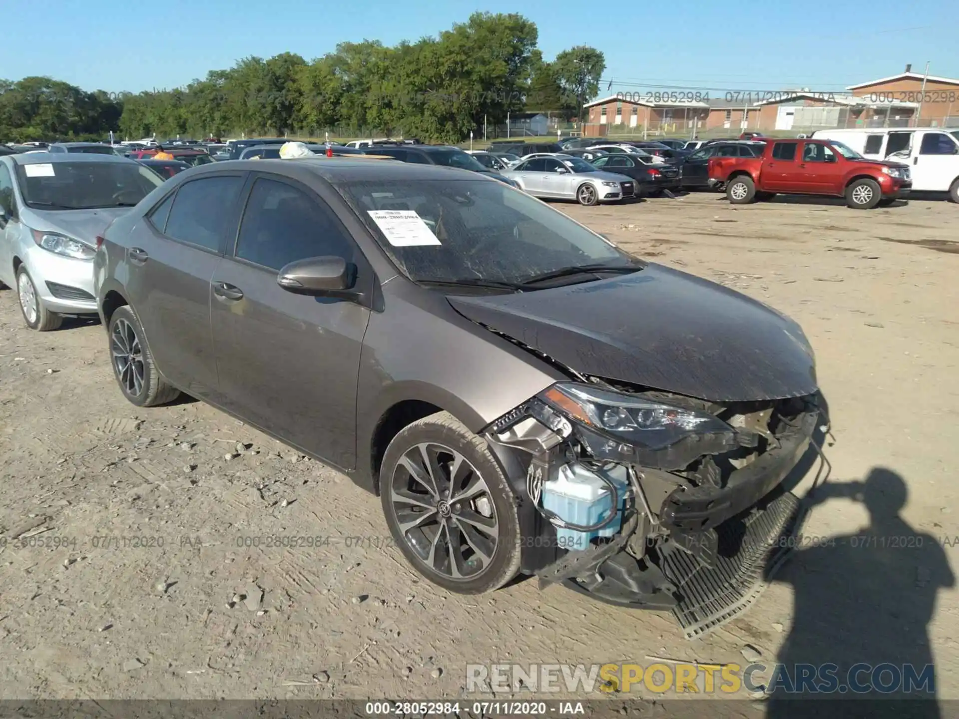 1 Photograph of a damaged car 5YFBURHE6KP905661 TOYOTA COROLLA 2019