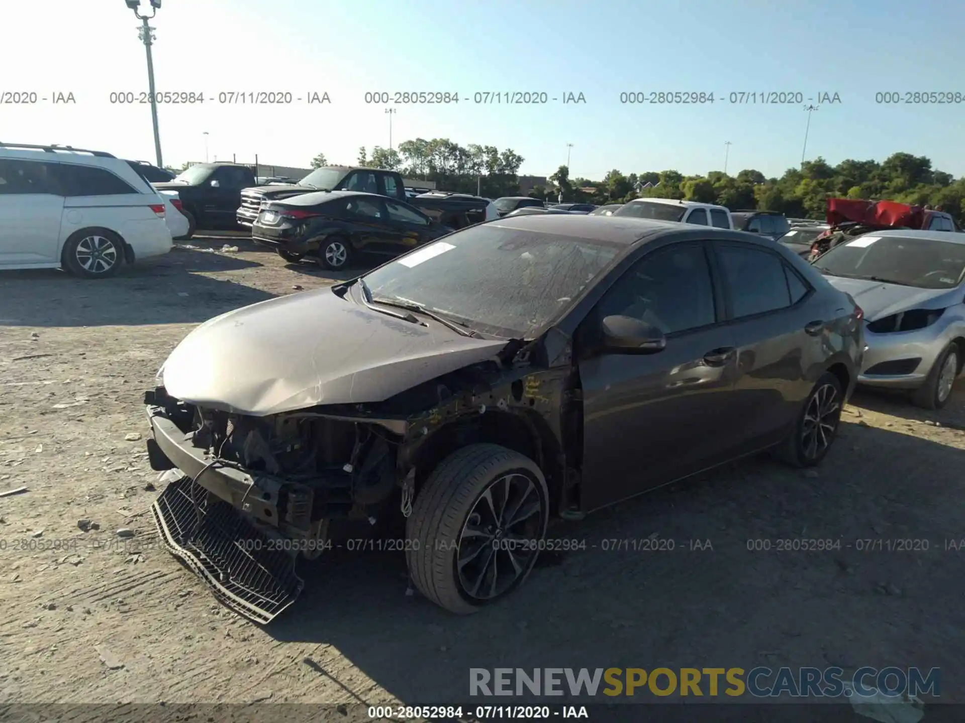 2 Photograph of a damaged car 5YFBURHE6KP905661 TOYOTA COROLLA 2019