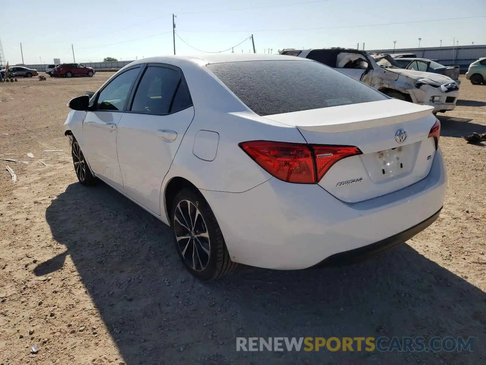 3 Photograph of a damaged car 5YFBURHE6KP905787 TOYOTA COROLLA 2019