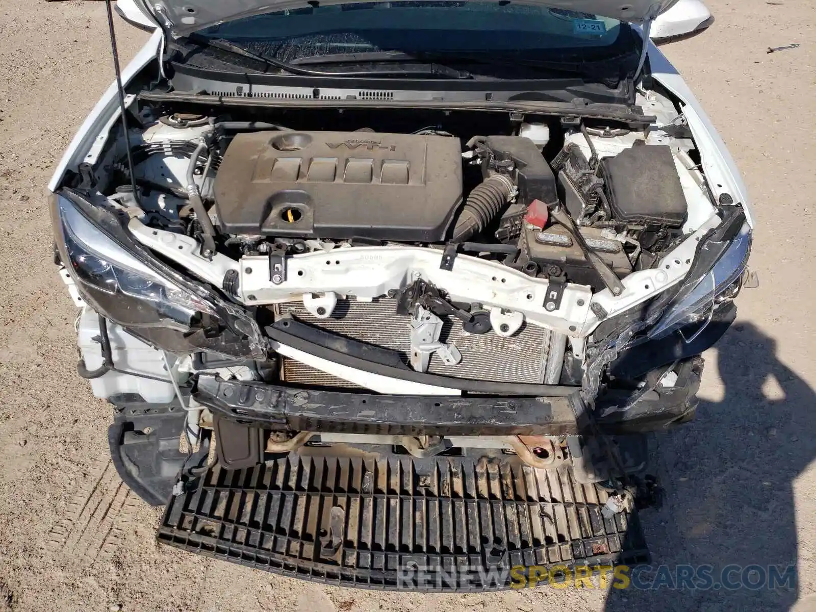 7 Photograph of a damaged car 5YFBURHE6KP905787 TOYOTA COROLLA 2019