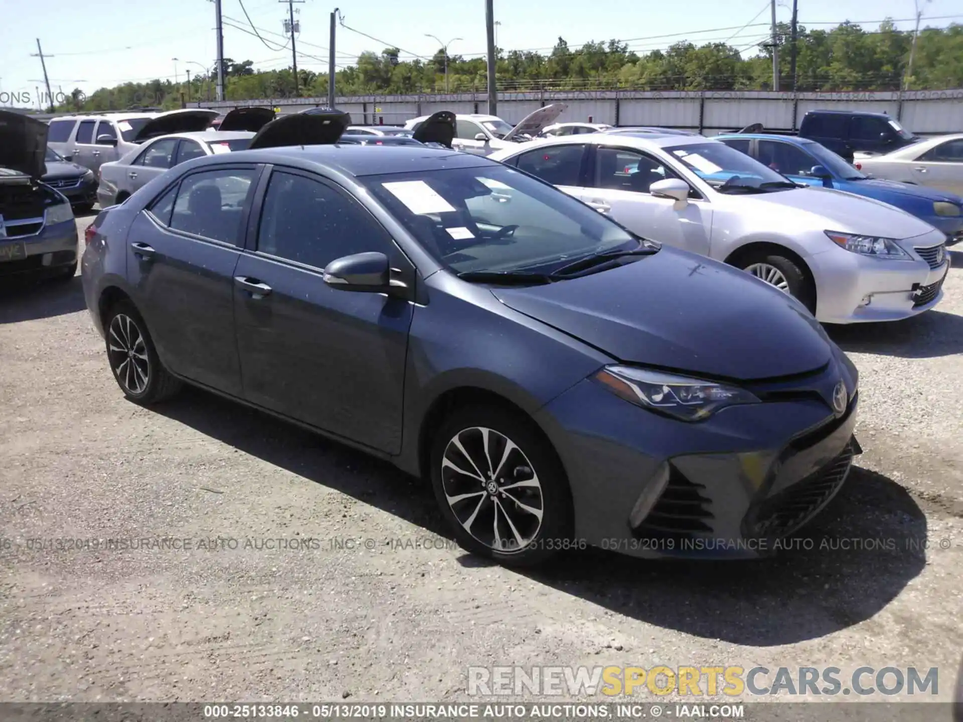 1 Photograph of a damaged car 5YFBURHE6KP905790 TOYOTA COROLLA 2019