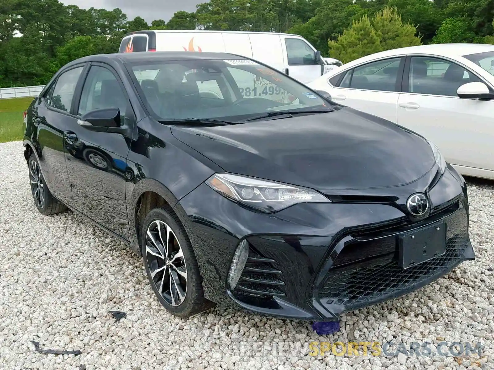 1 Photograph of a damaged car 5YFBURHE6KP906227 TOYOTA COROLLA 2019