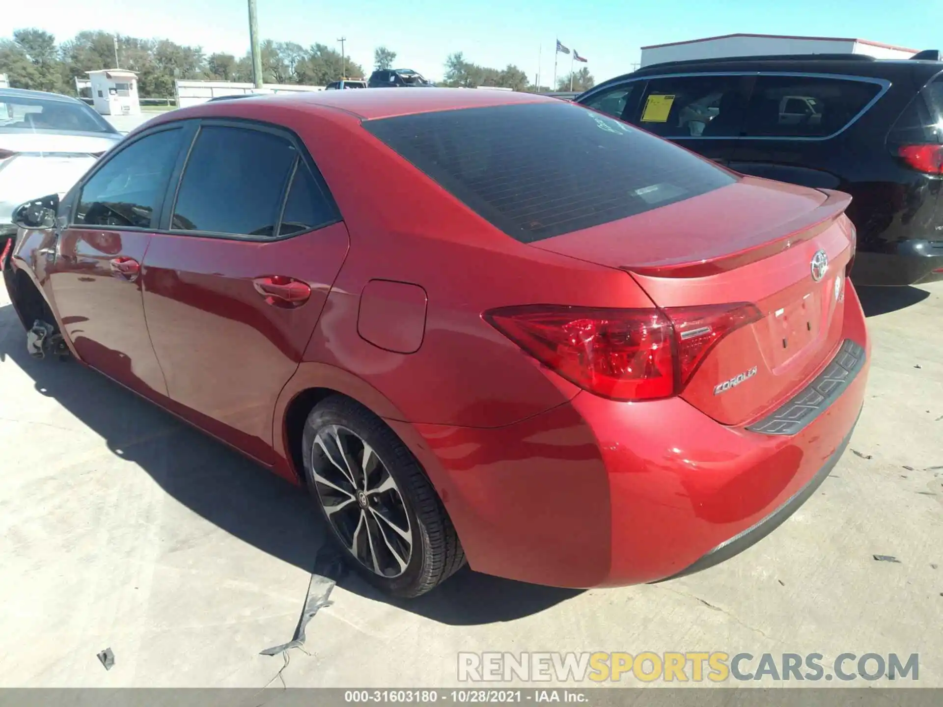 3 Photograph of a damaged car 5YFBURHE6KP906230 TOYOTA COROLLA 2019