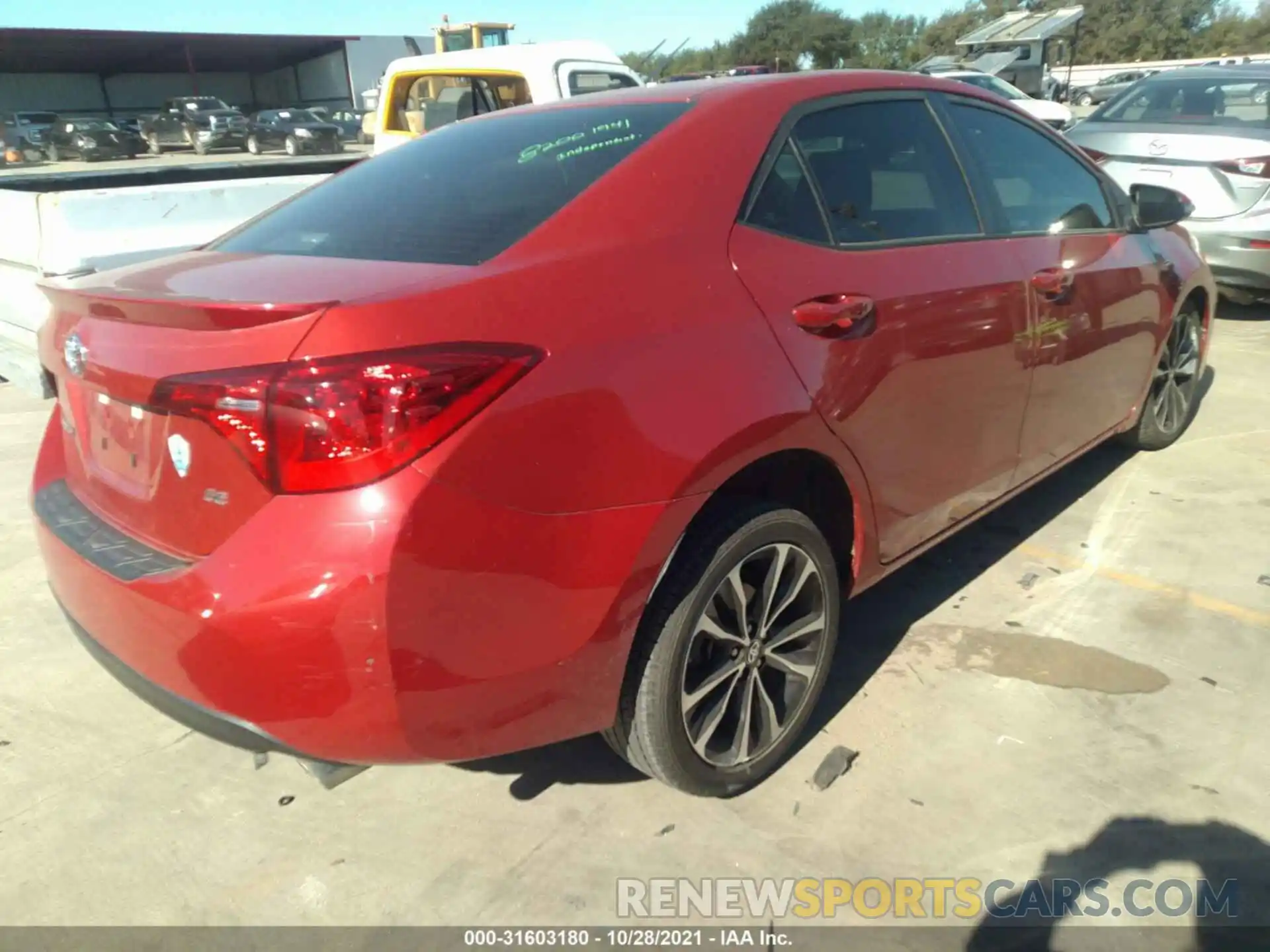 4 Photograph of a damaged car 5YFBURHE6KP906230 TOYOTA COROLLA 2019