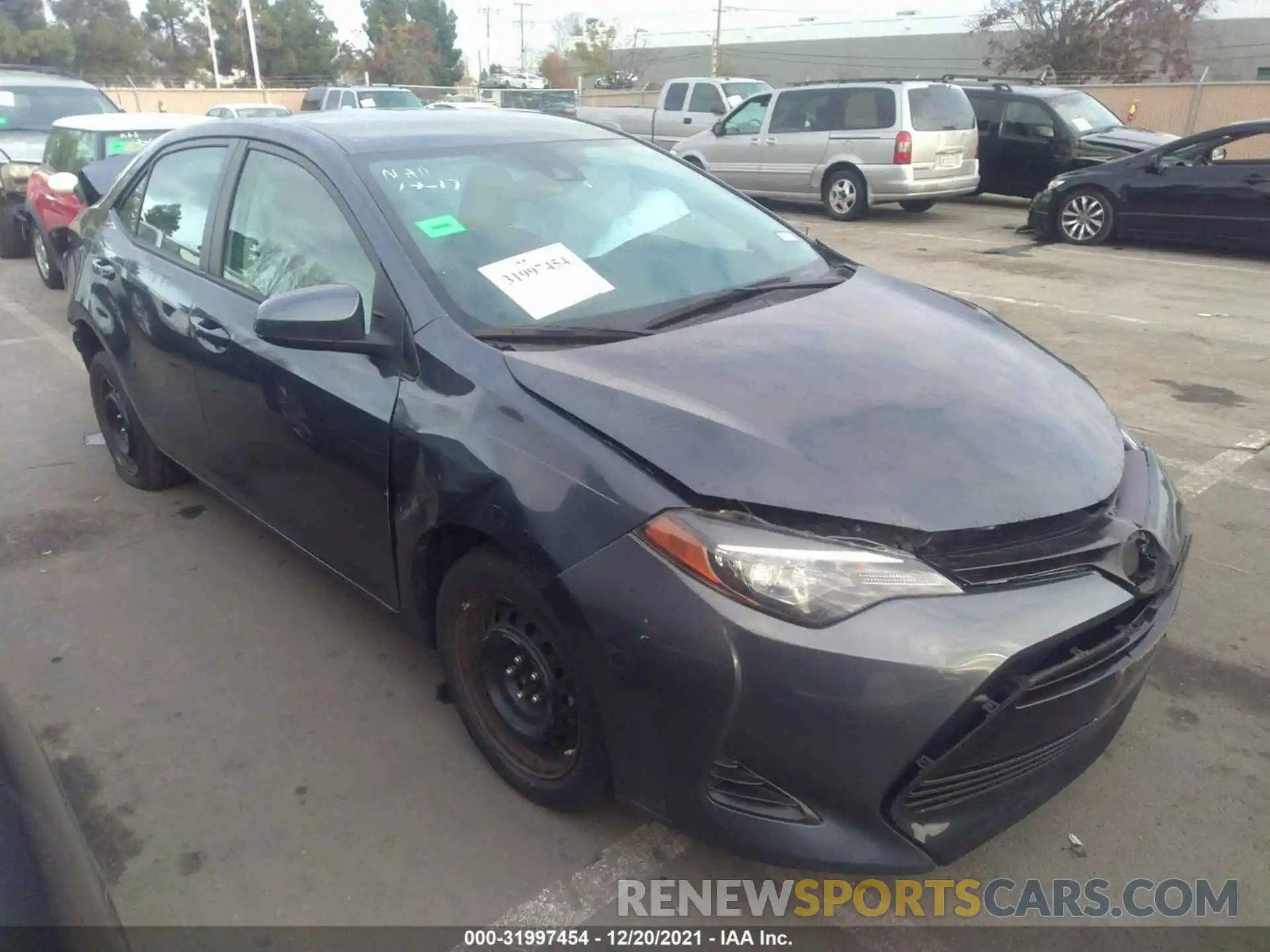 1 Photograph of a damaged car 5YFBURHE6KP906258 TOYOTA COROLLA 2019