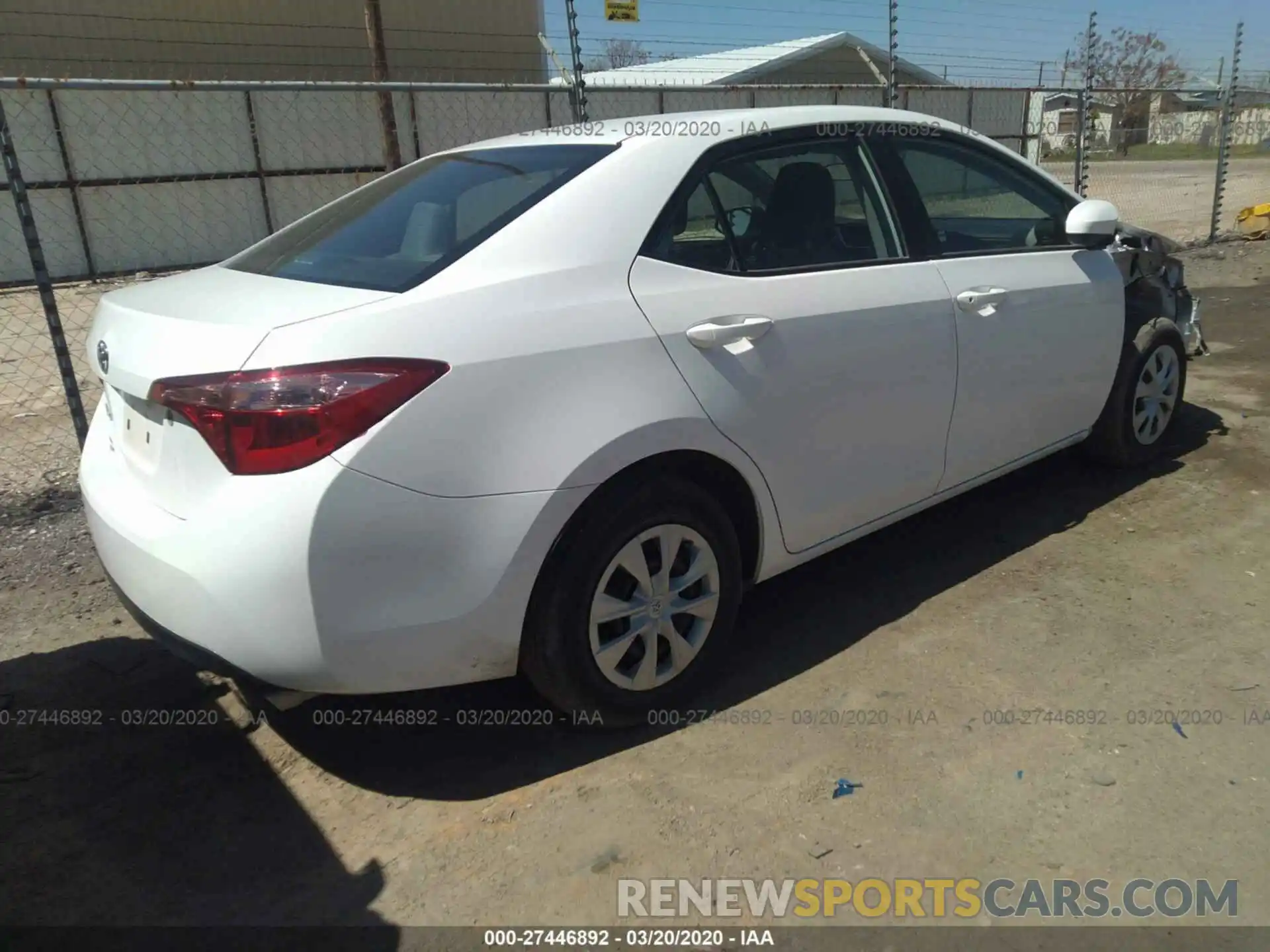 4 Photograph of a damaged car 5YFBURHE6KP906339 TOYOTA COROLLA 2019