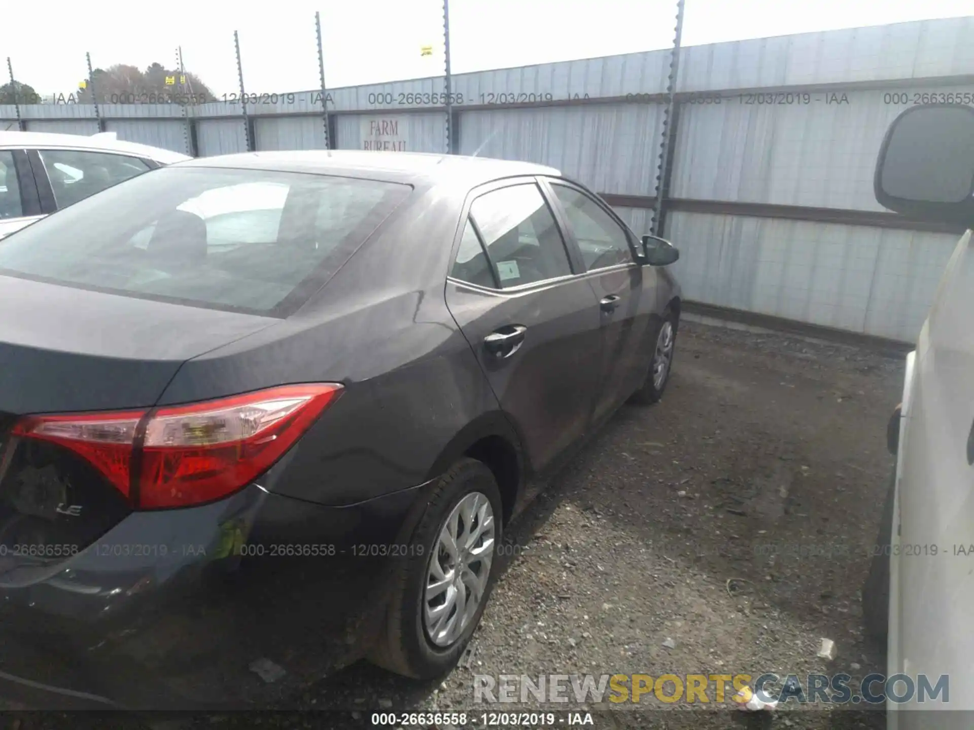 4 Photograph of a damaged car 5YFBURHE6KP906390 TOYOTA COROLLA 2019