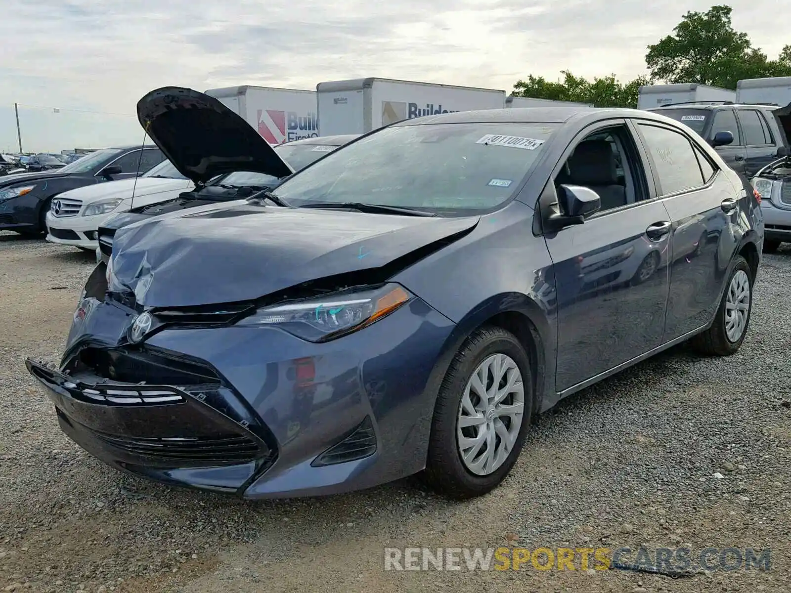 2 Photograph of a damaged car 5YFBURHE6KP906633 TOYOTA COROLLA 2019